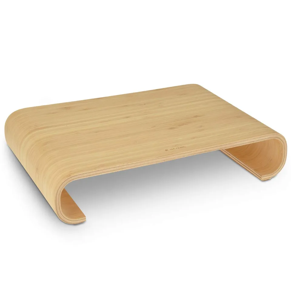 navaris-monitorst-nder-bambusholz-hellbraun-schreibtisch-aufsatz image 1