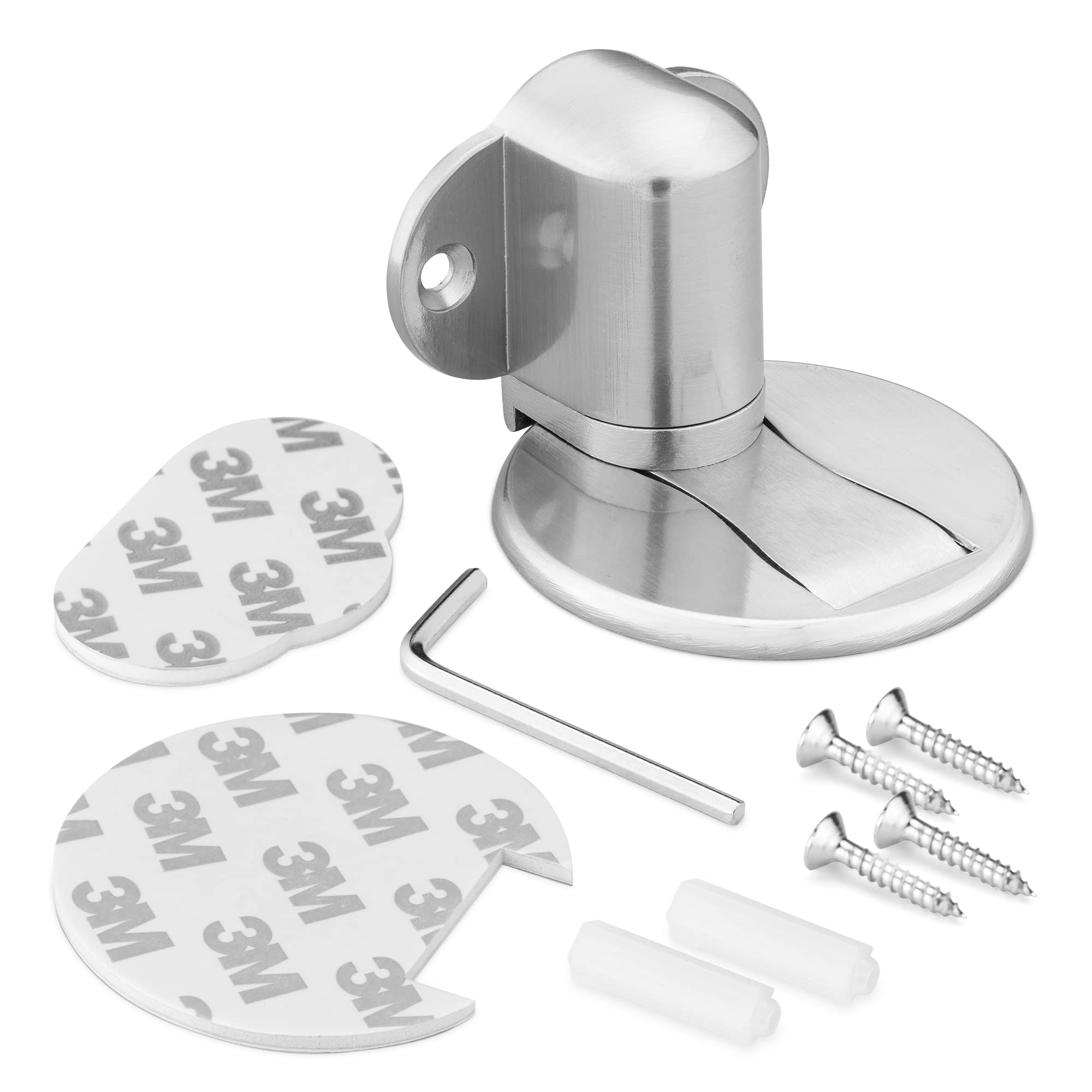 navaris-t-rstopper-magnetisch-flach-metall-zum-kleben-3-cm image 1