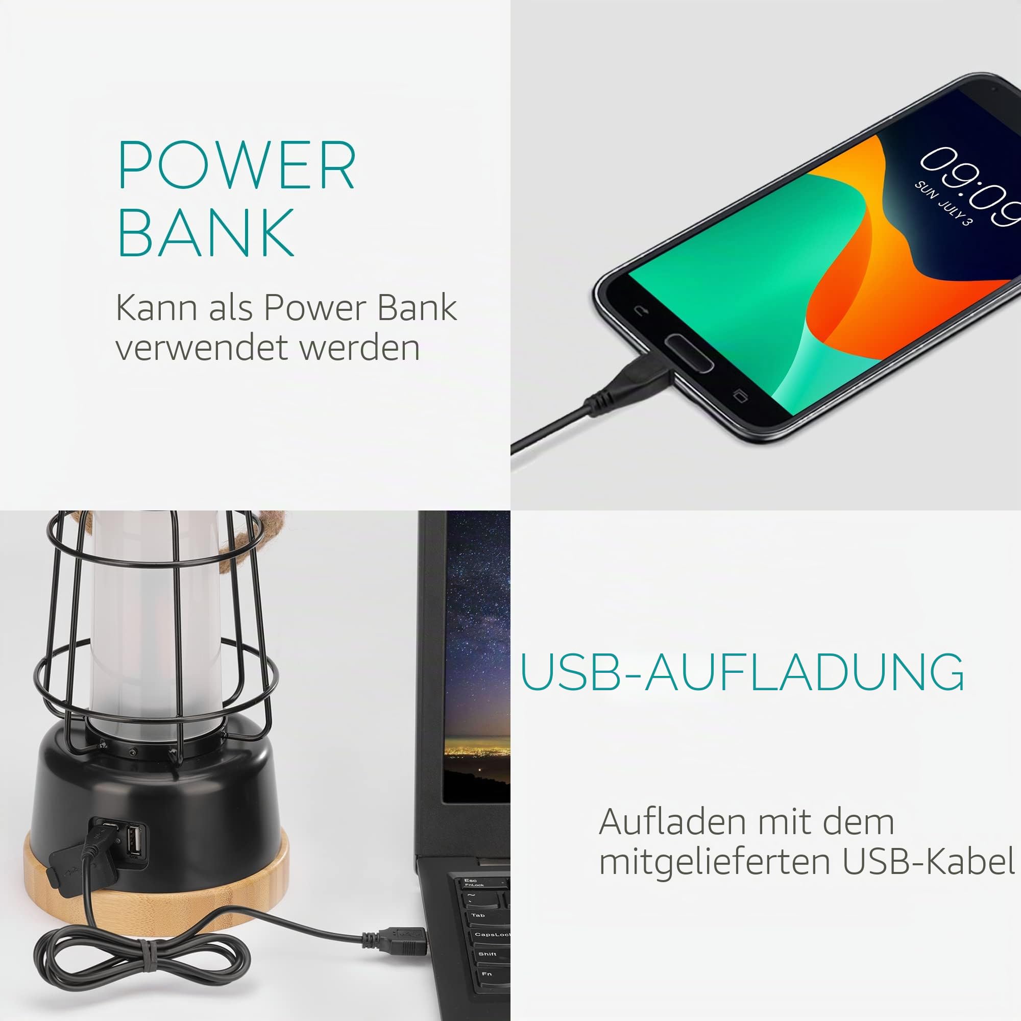 navaris-led-laterne-akku-dimmbar-powerbank-bambus image 4