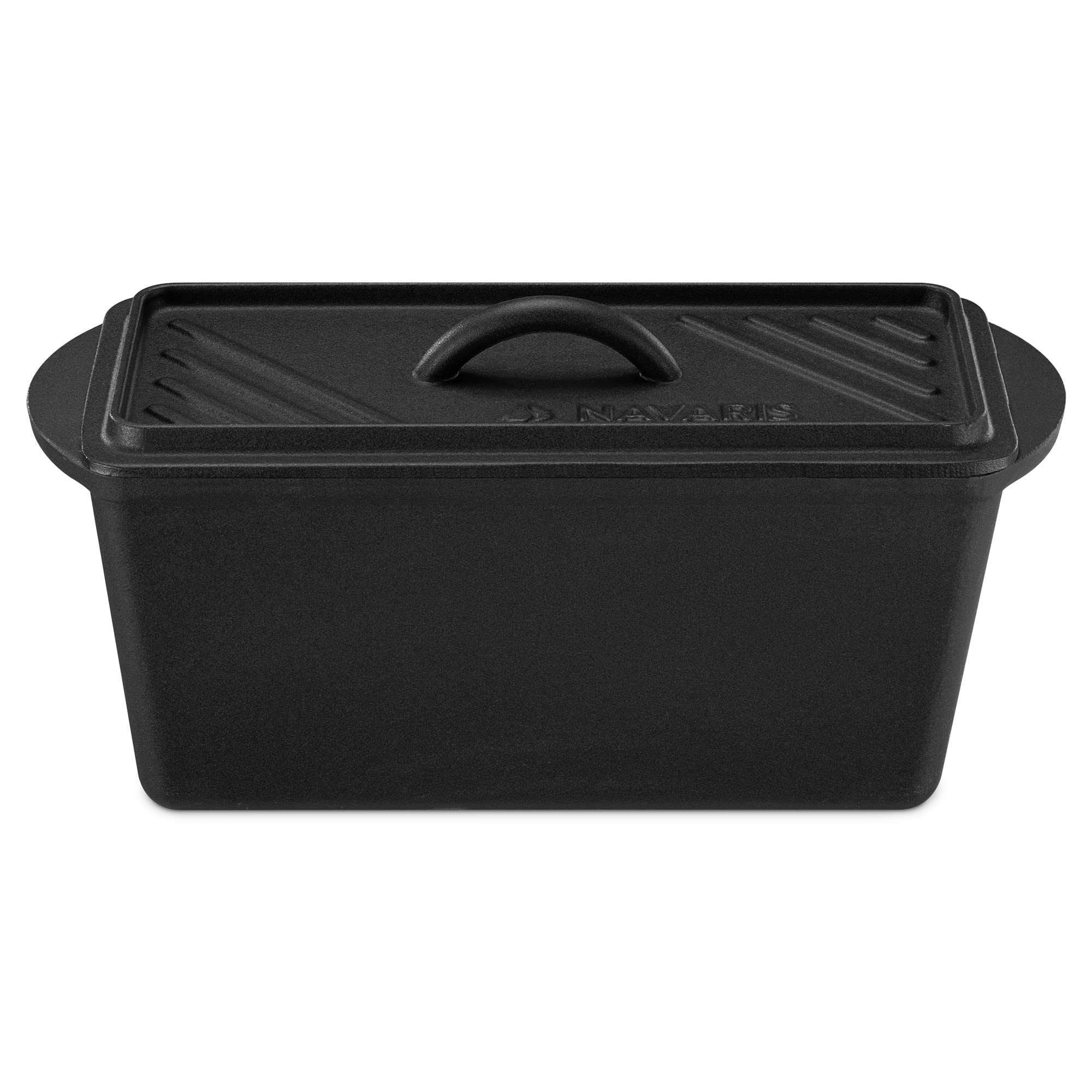 navaris-brotbackform-gusseisen-34cm-mit-deckel-kastenform image 7