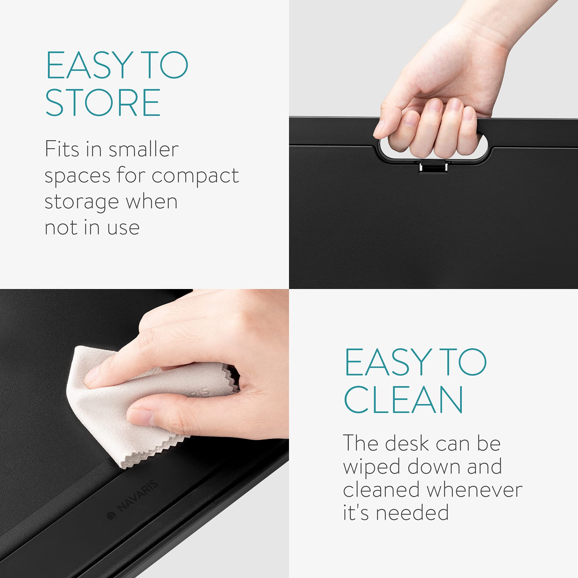 navaris-laptop-tisch-bett-schwarz-kissen-8-stufen-verstellbar image 4