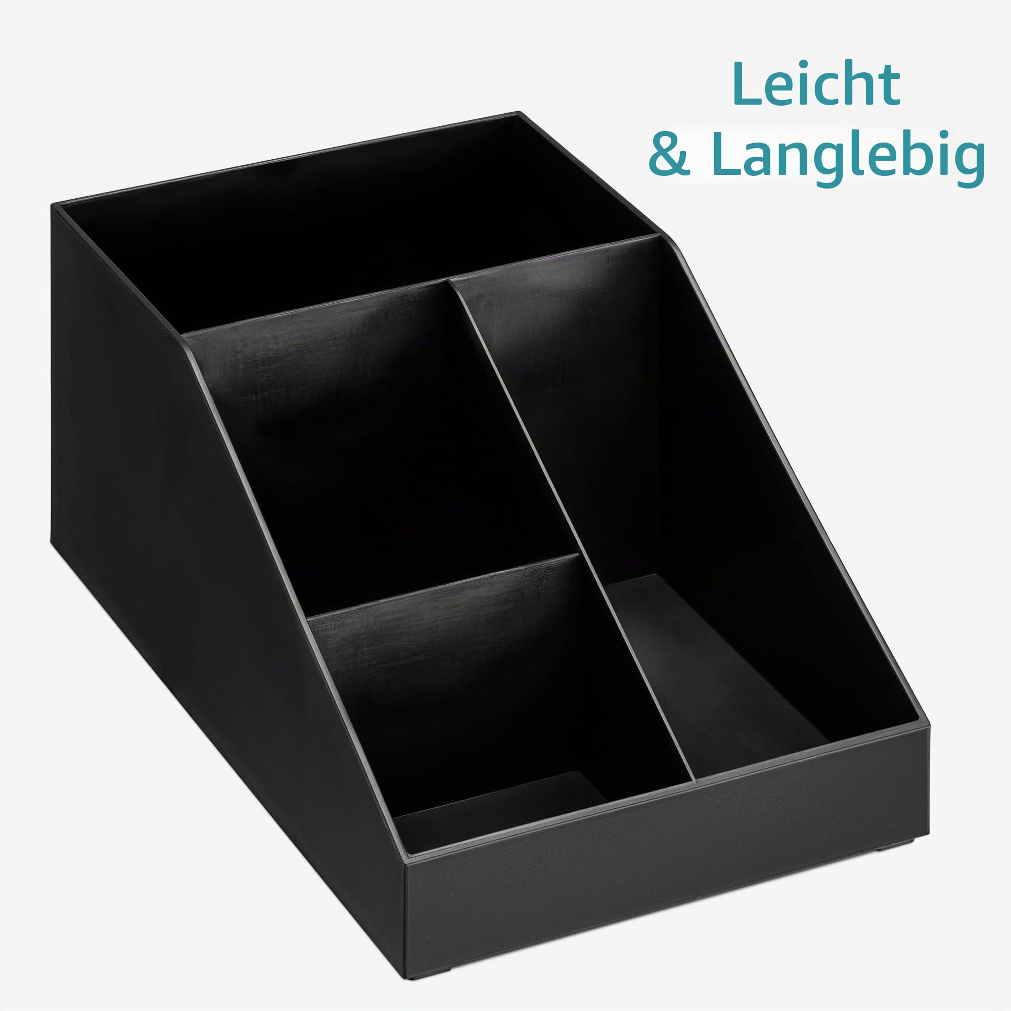 navaris-kaffee-organizer-kaffeebar-4-f-cher-aufbewahrungsbox-schwarz image 6