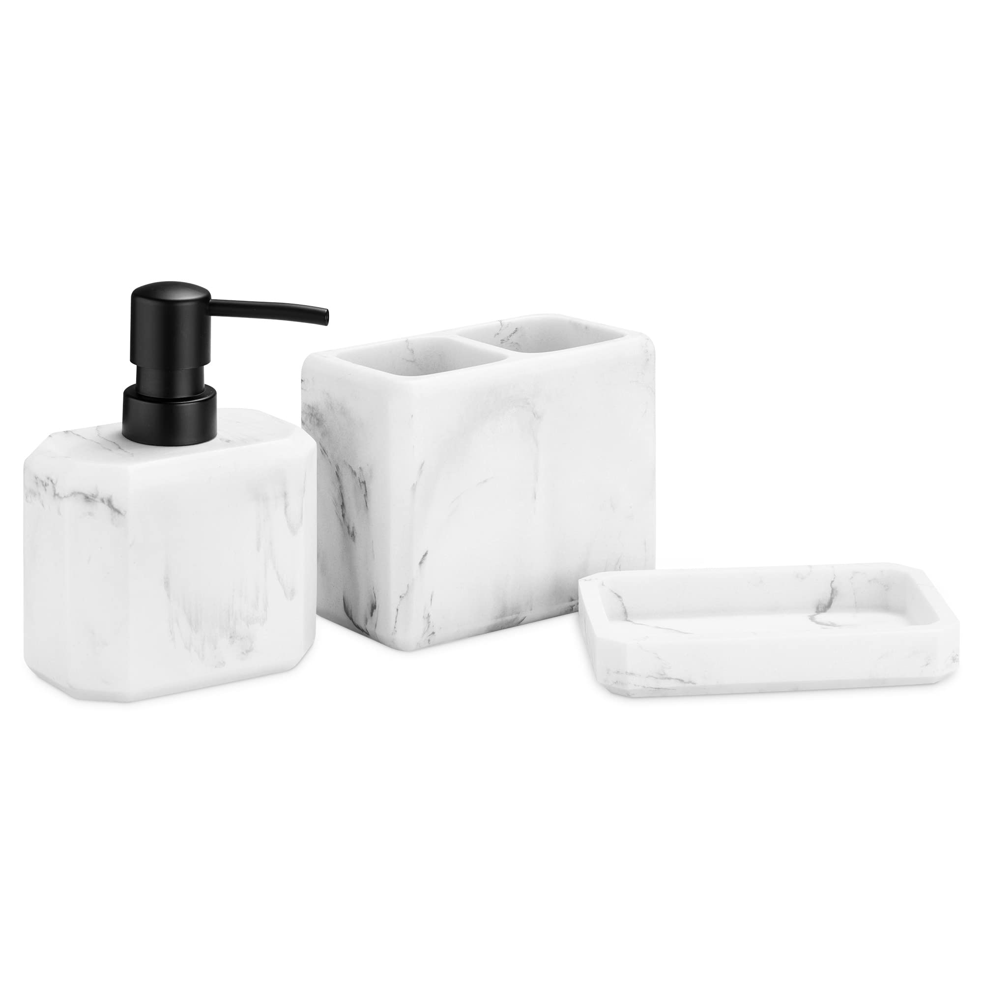 navaris-beauty-badezimmer-set-3-tlg-marmoroptik-kunstharz image 1