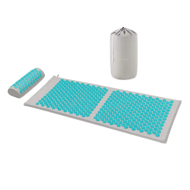 navaris-sport-wellness-akupressur-set-matte-kissen-hellgrau image 1