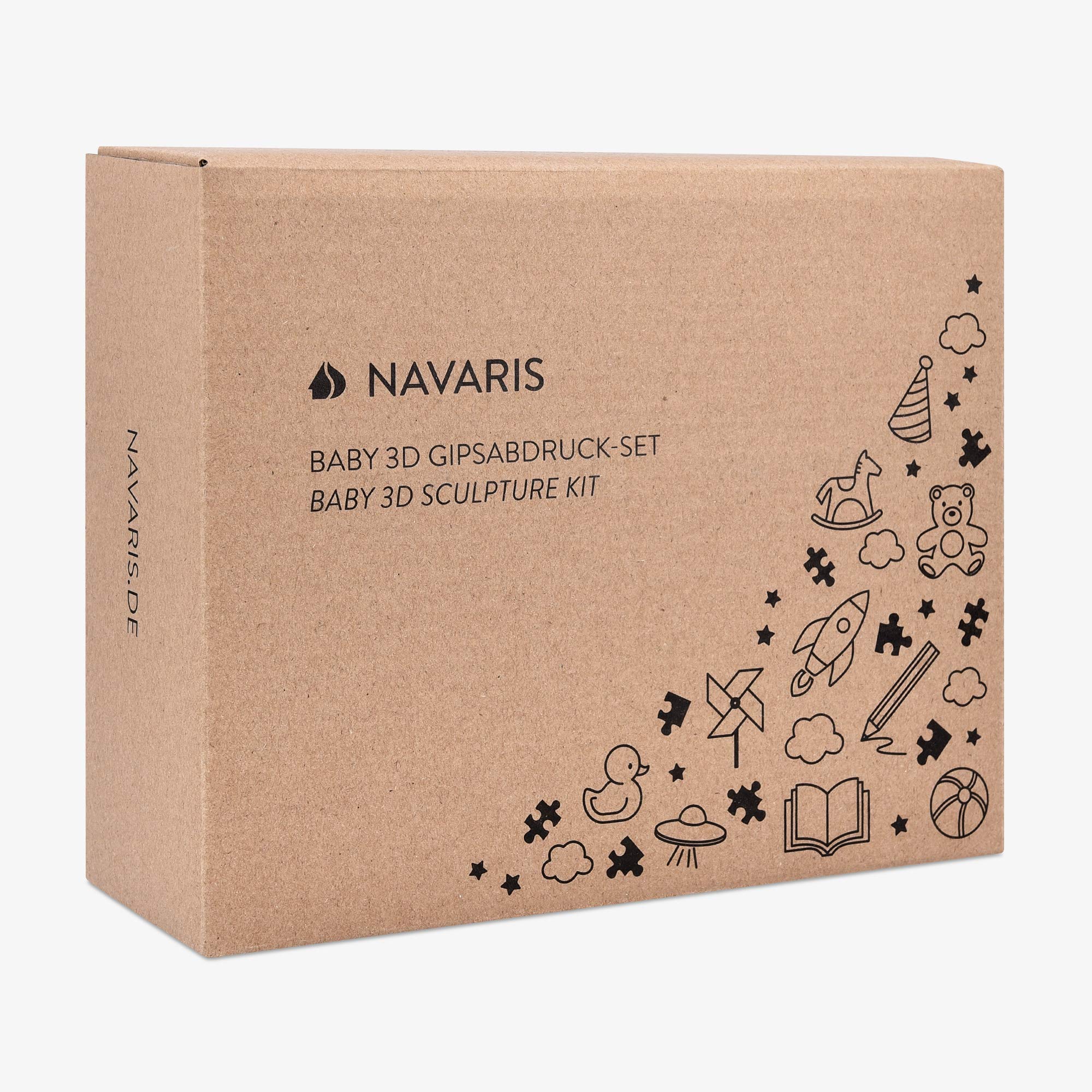 navaris-3d-abformset-gipsabdruck-baby-h-nde-f-e-hautvertr-glich image 6