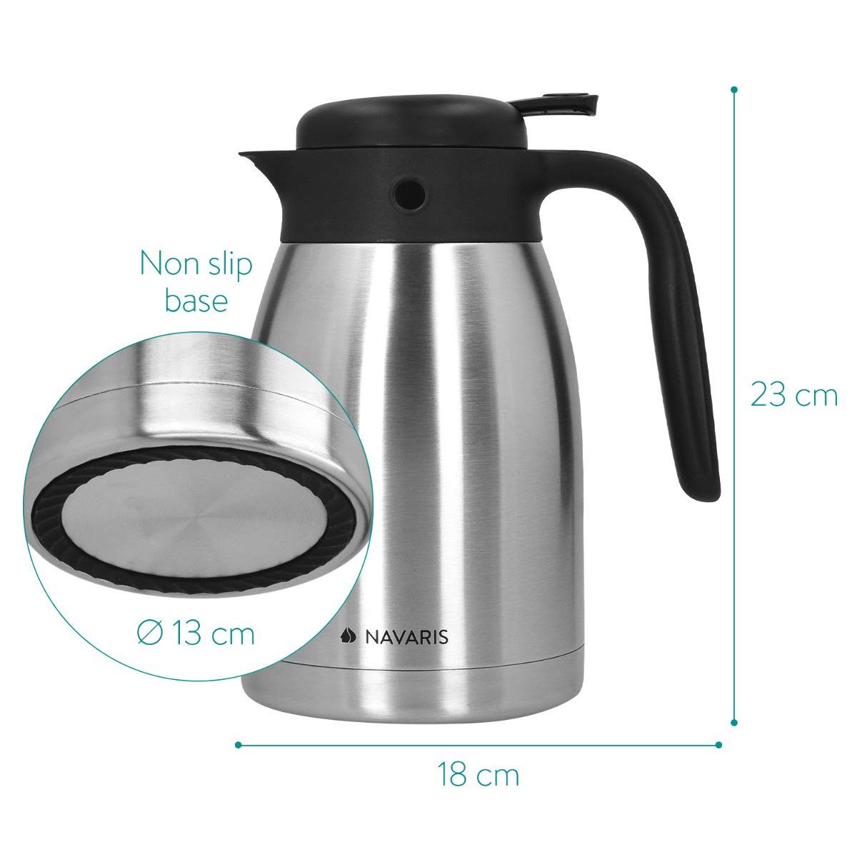 navaris-kitchen-isolierkanne-edelstahl-1-5l-warmhaltekanne image 6