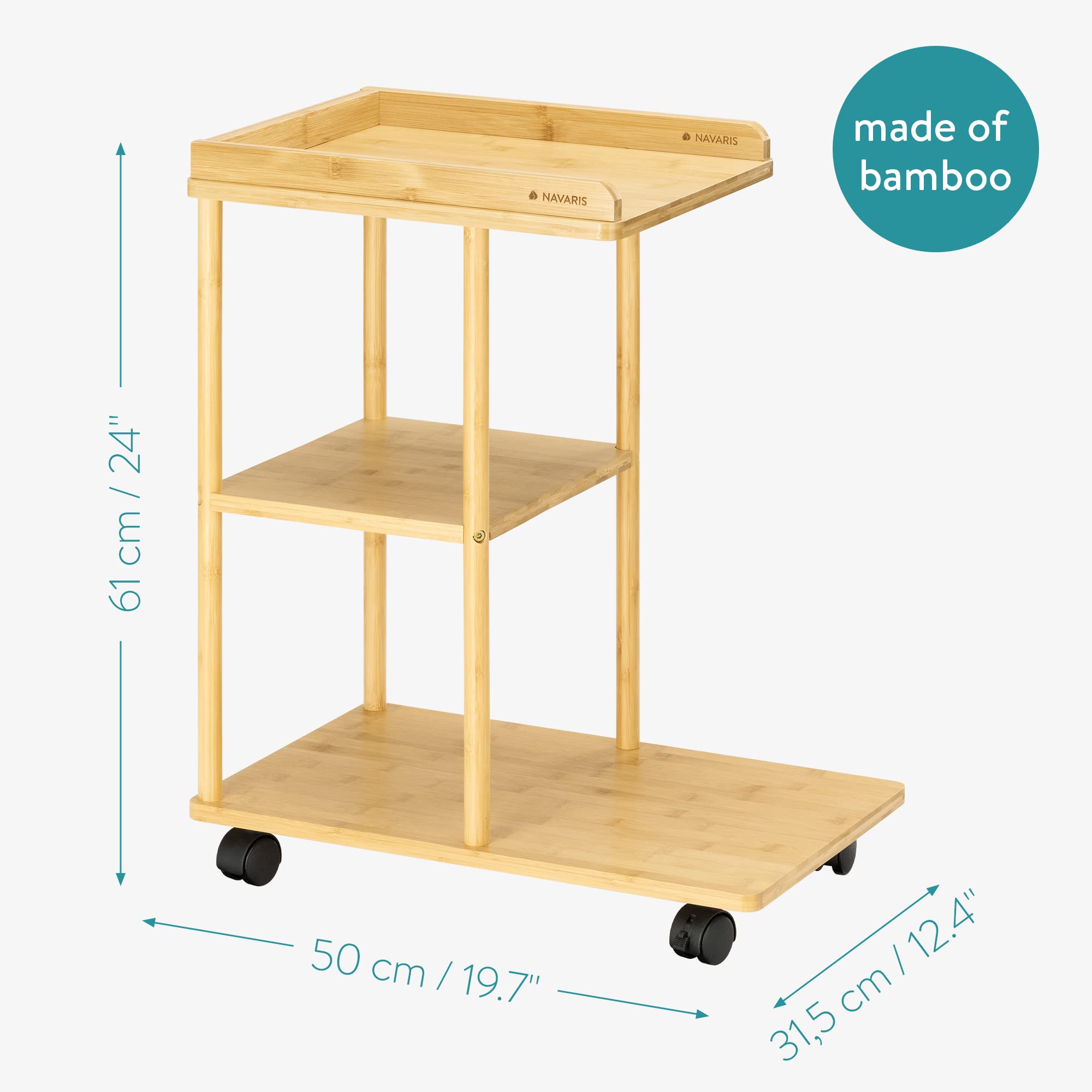 navaris-living-beistelltisch-bambus-mit-rollen-61-cm image 5