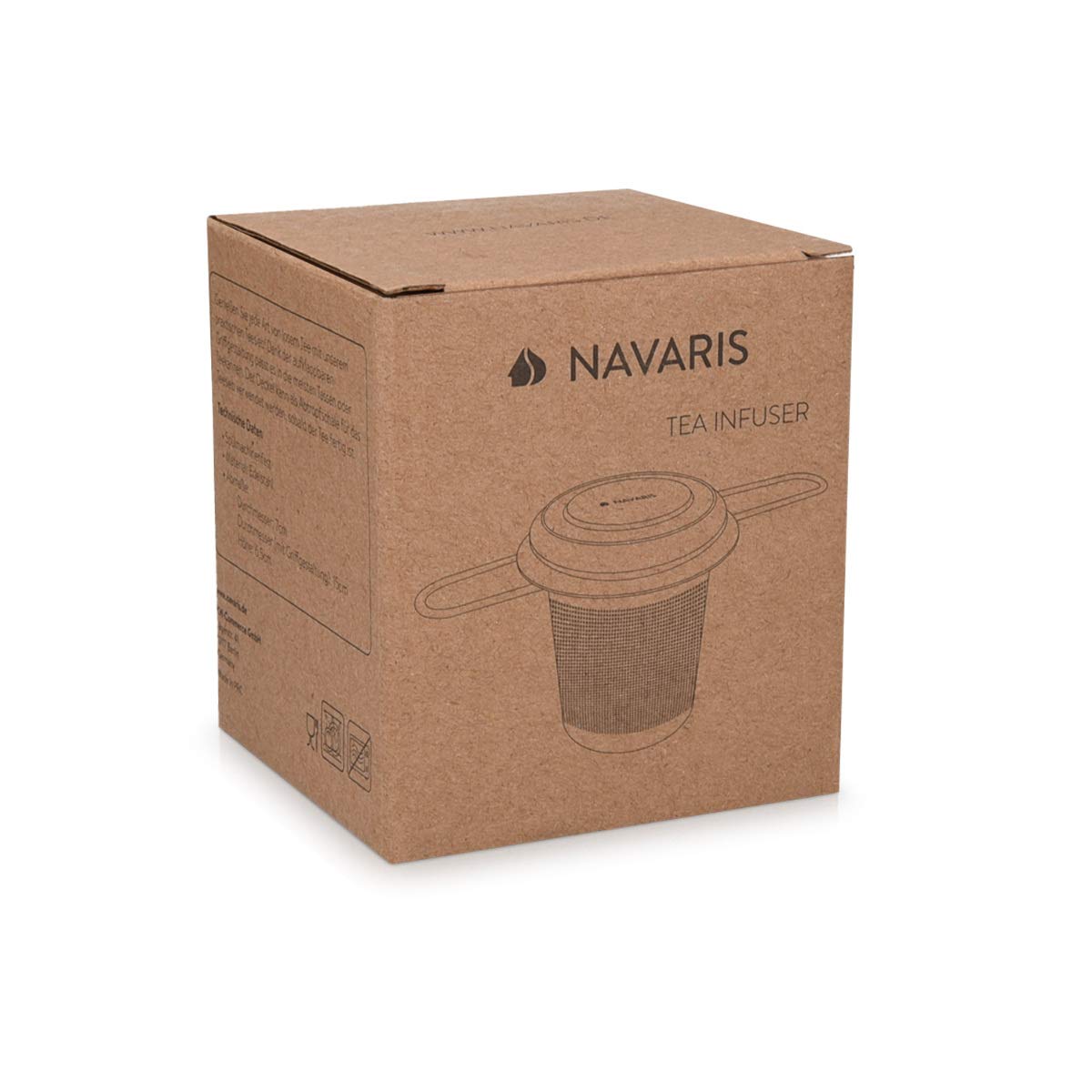 navaris-kitchen-teesieb-edelstahl-f-r-tasse-und-kanne-mit-schale image 7