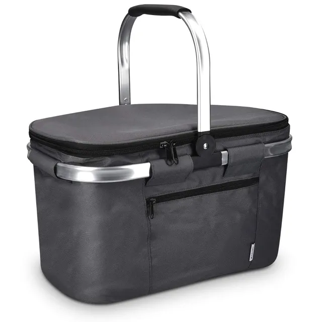 navaris-kitchen-thermo-einkaufskorb-27l-faltbar-grau-isoliert image 1