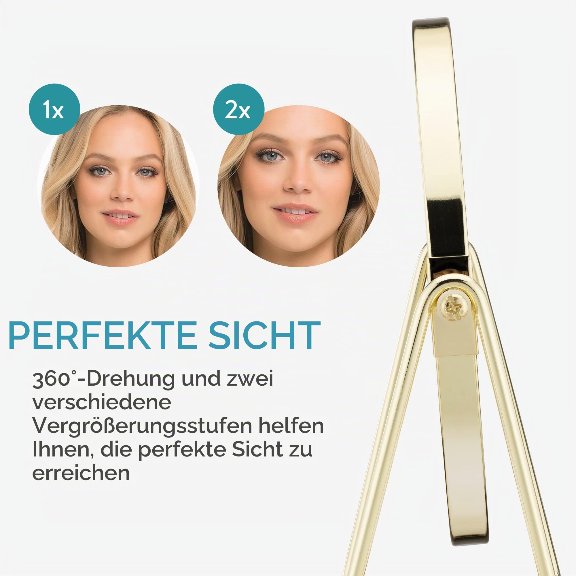 navaris-kosmetikspiegel-schminkspiegel-2x-bambus-gold image 3