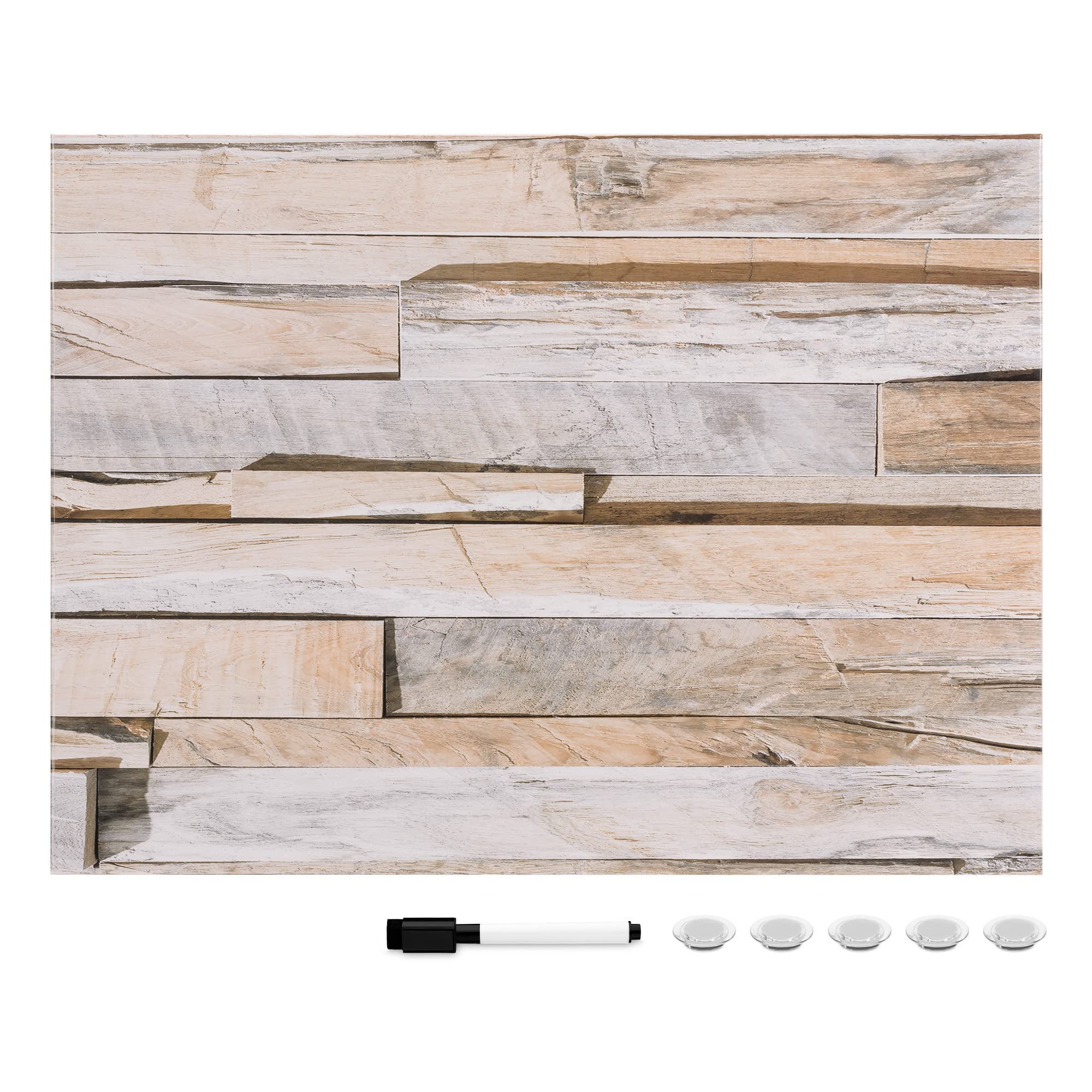 navaris-magnettafel-memoboard-33x43cm-steinwand-design image 5