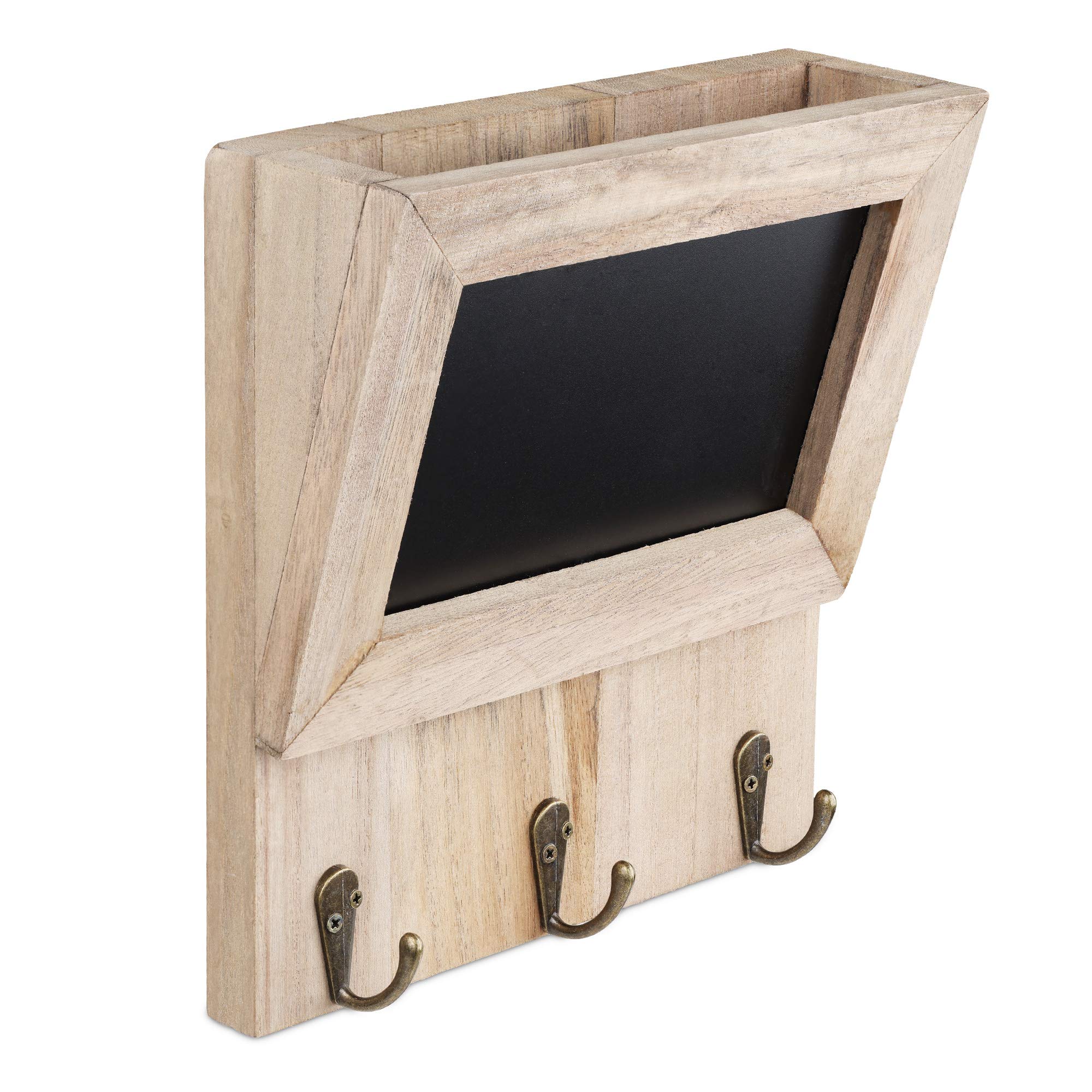 navaris-living-briefhalter-holz-schl-sselkasten-mit-tafel image 1