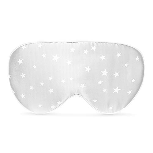 navaris-schlafmaske-seide-grau-sterne-augenmaske-verstellbar image 7