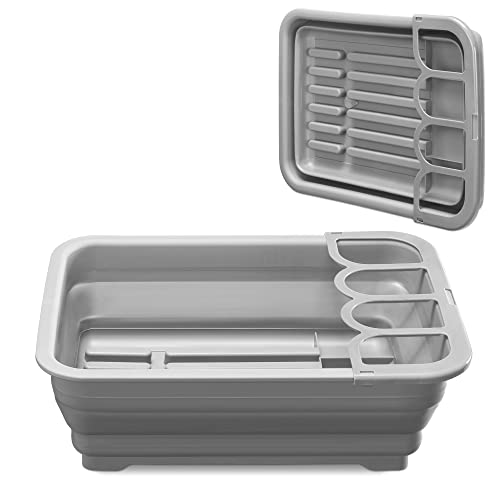 navaris-kitchen-geschirrkorb-abtropfgestell-faltbar-mit-abfluss image 6