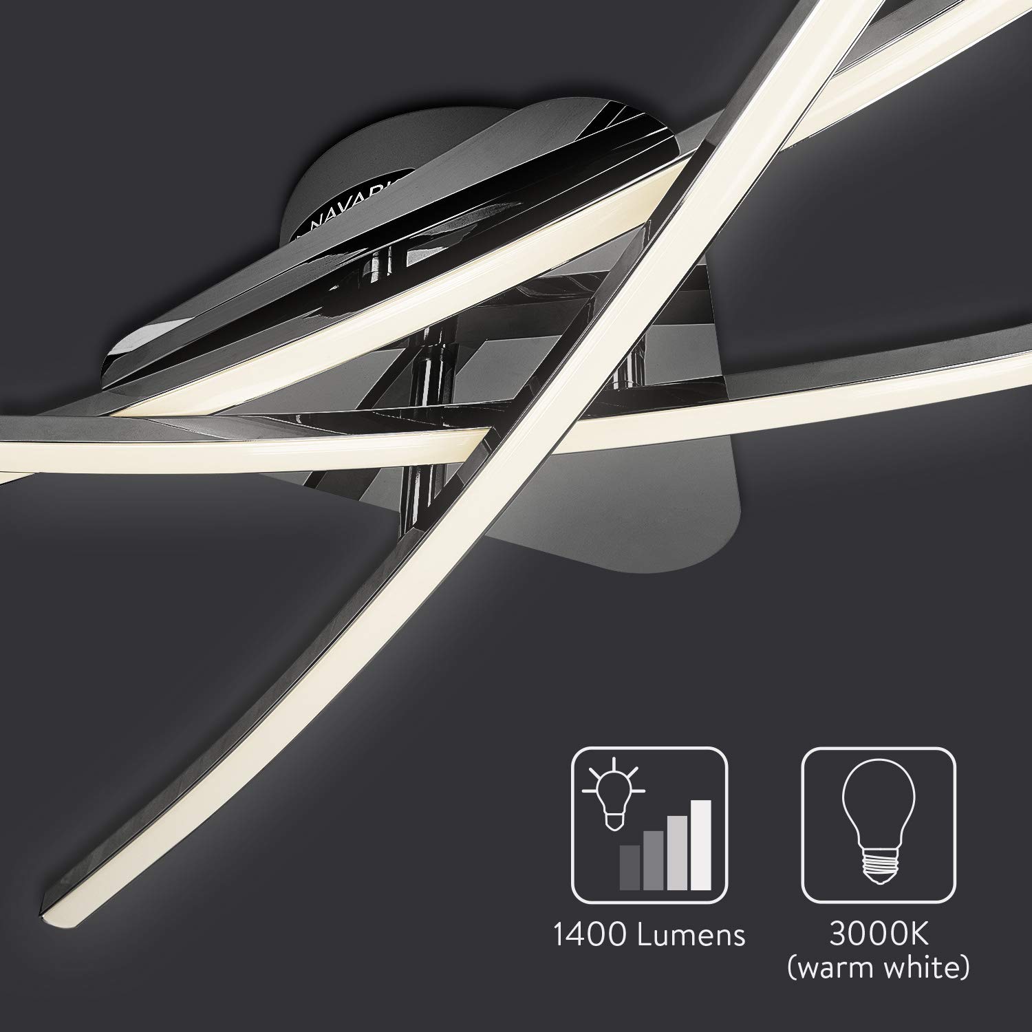 navaris-lighting-led-deckenleuchte-3-flammig-warmwei-57cm image 5