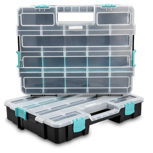 navaris-kleinteile-organizer-xl-sortierkasten-zweist-ckig-leer image 1