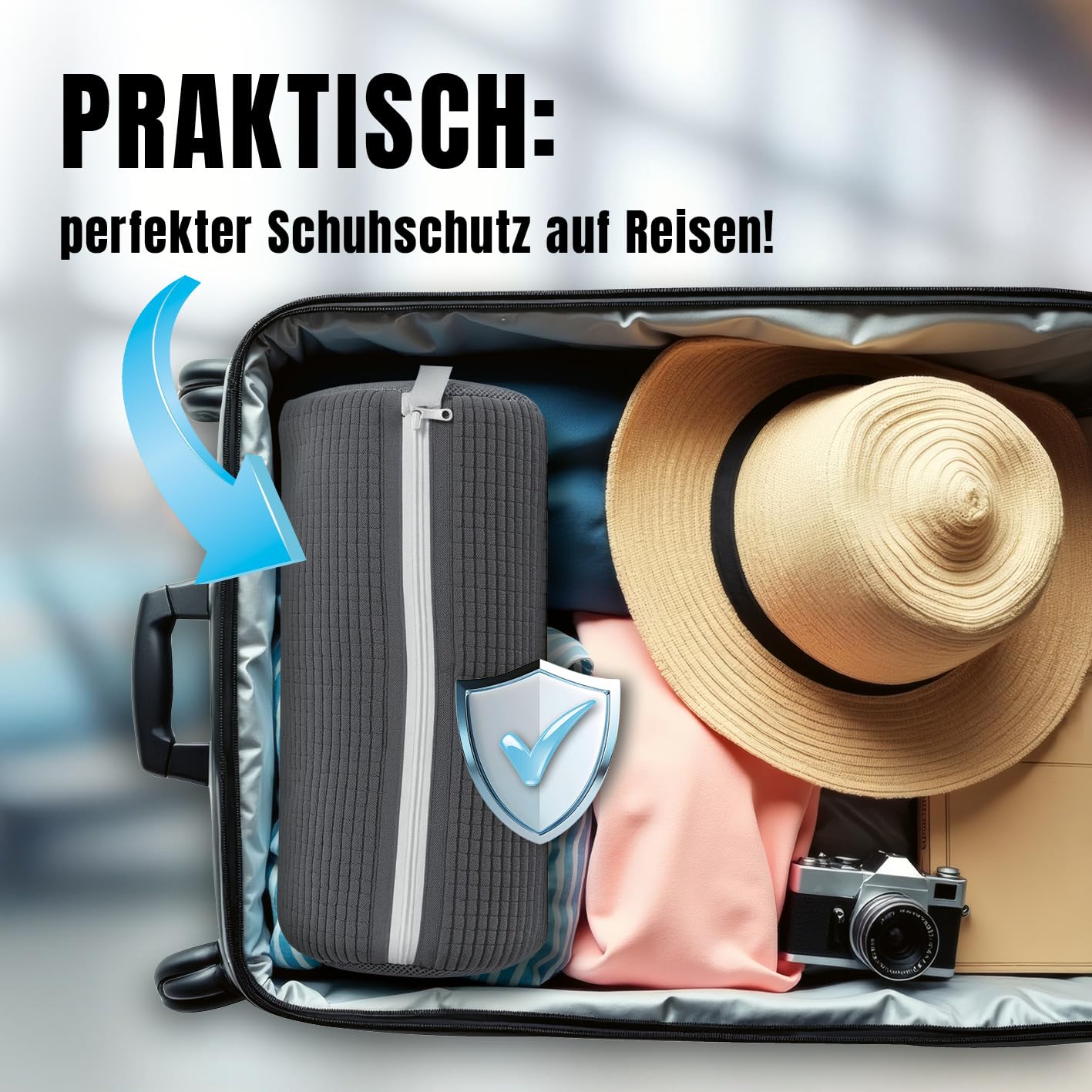 cleanmaxx-reinigungsutensilien-schuhwaschbeutel-sneaker-grau image 6