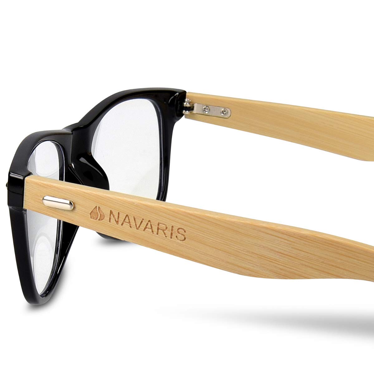 navaris-beauty-retro-brille-ohne-st-rke-blaulicht-bambusb-gel image 3