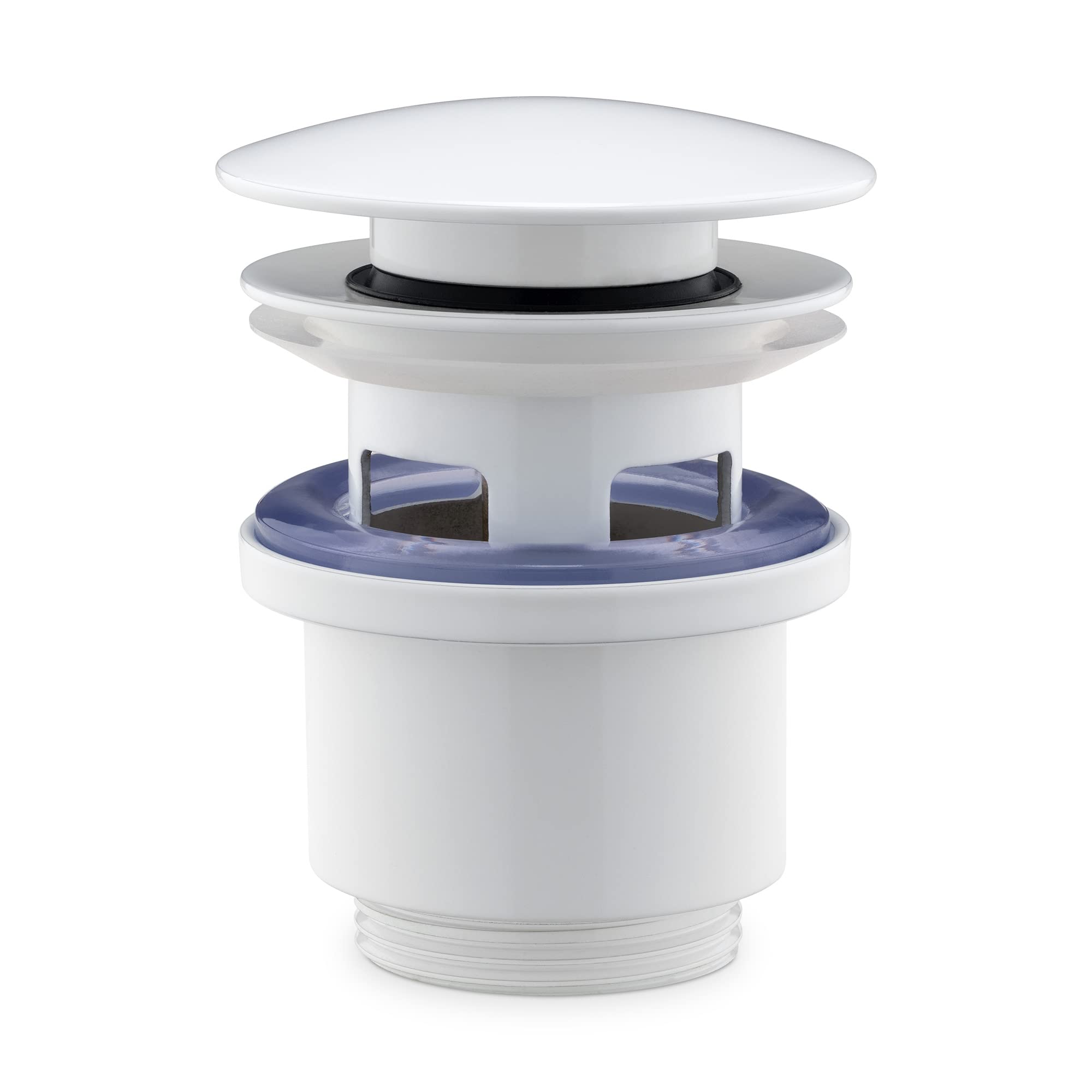 navaris-pop-up-ablaufventil-1-1-4-zoll-wei-waschbecken image 1