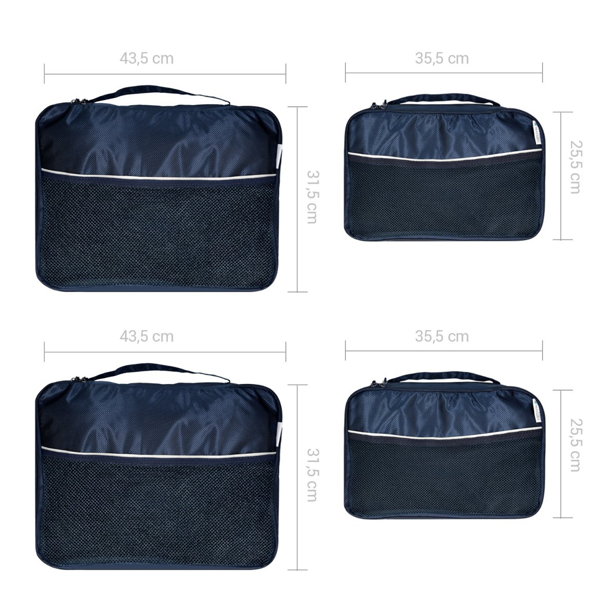 navaris-travel-koffer-packtaschen-9-teilig-dunkelblau-set image 4