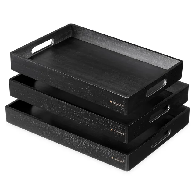 navaris-kitchen-serviertablett-bambus-stapelbar-3er-set-natur image 1
