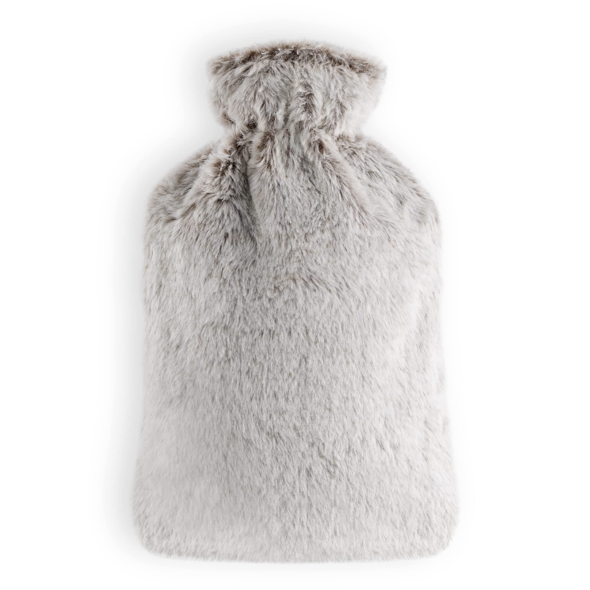 navaris-w-rmflasche-mit-bezug-2l-pl-sch-beige-flauschig image 8