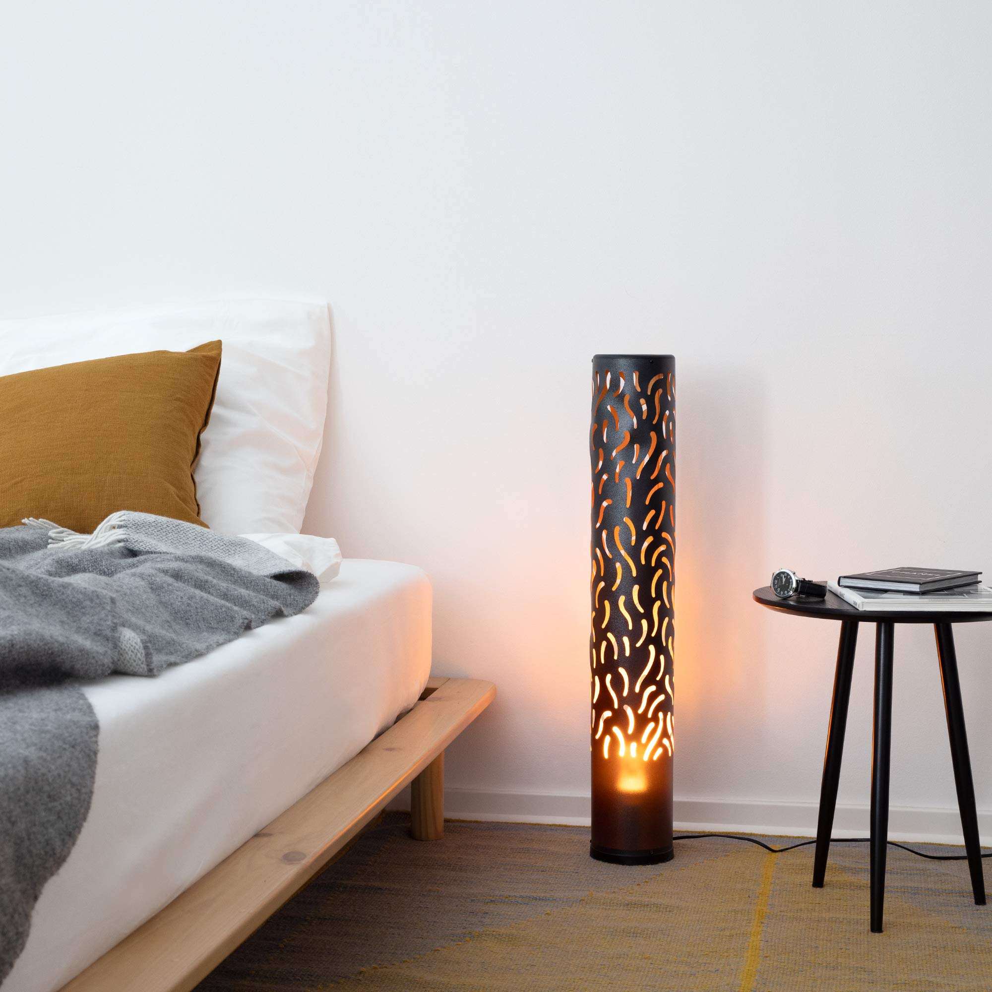 navaris-led-stehleuchte-flammeneffekt-deko-80cm-warmwei image 2