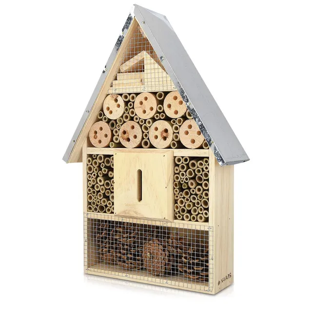 navaris-garden-insektenhotel-holz-xl-23x40cm-natur image 1