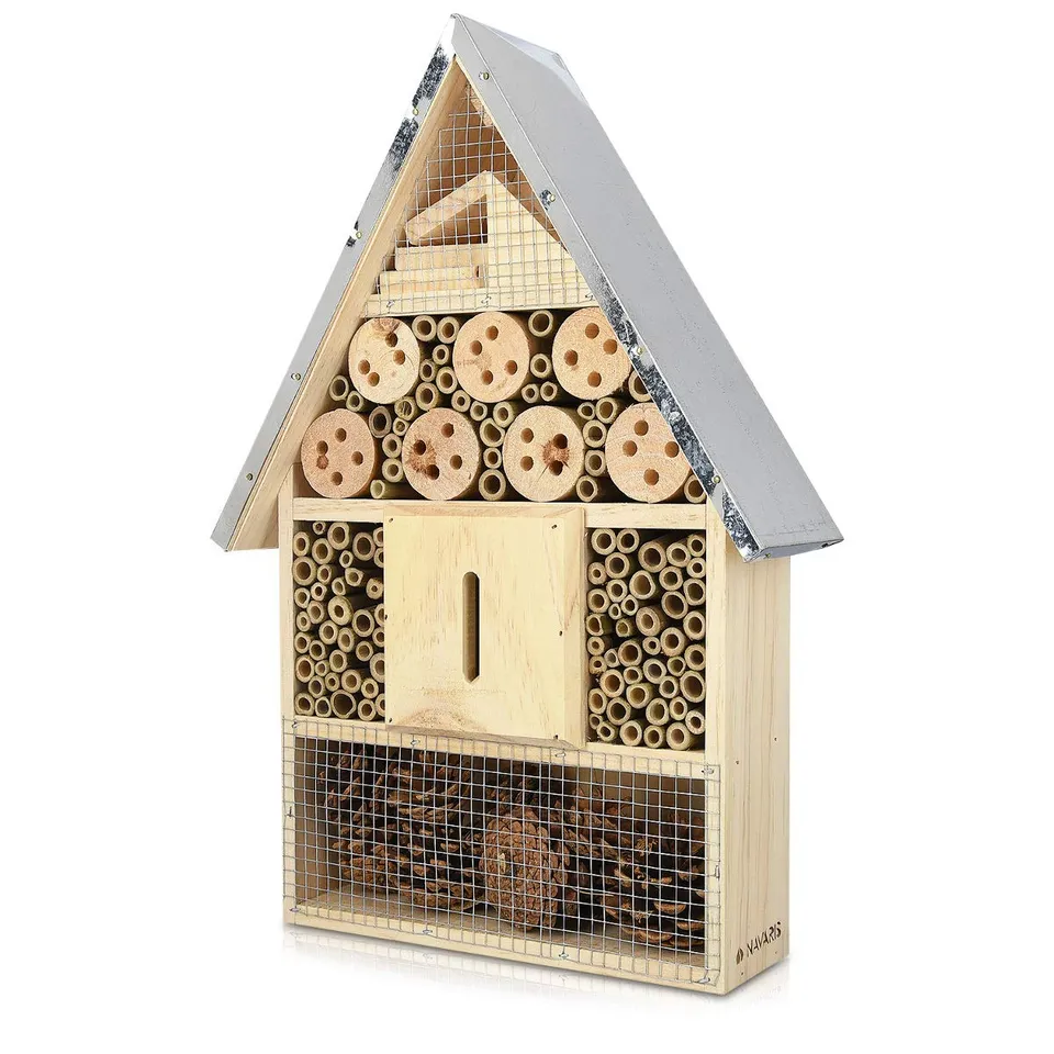 navaris-garden-insektenhotel-holz-xl-23x40cm-natur image 1