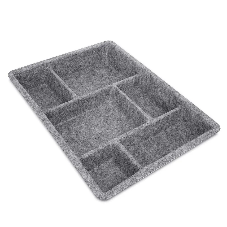 navaris-schubladen-organizer-filzeinsatz-ordnungssystem-grau image 1