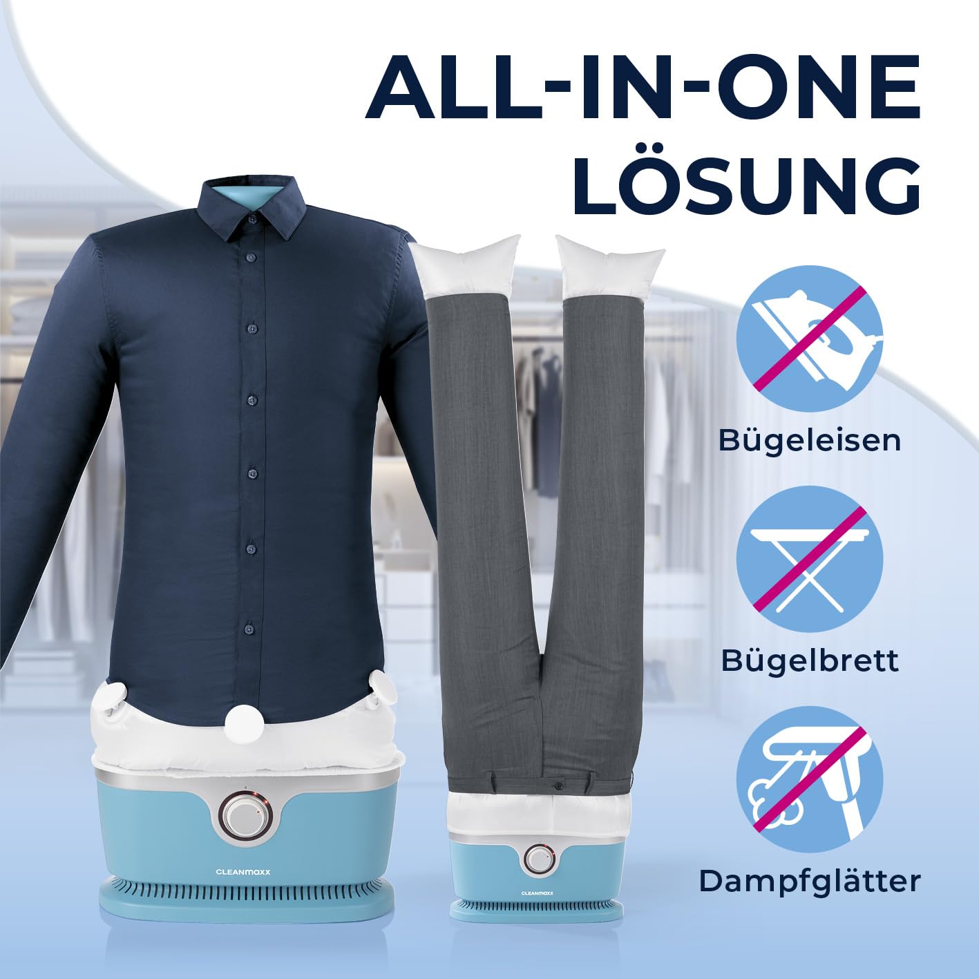 cleanmaxx-hemdenb-gler-automatisch-blau-mit-hosenaufsatz image 7