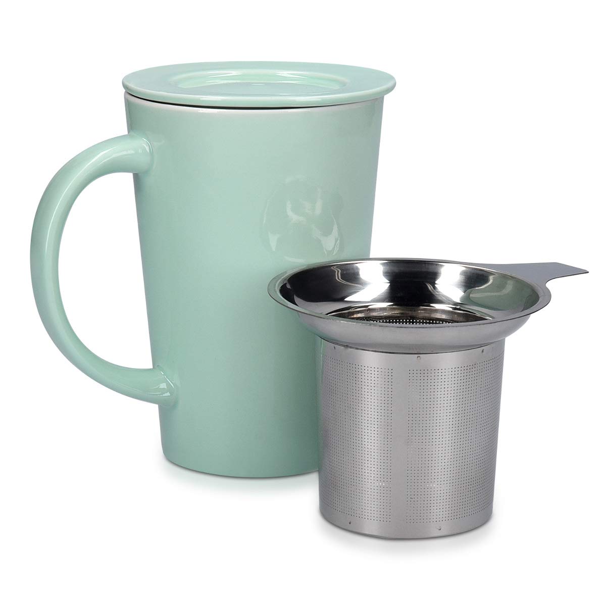 navaris-kitchen-teetasse-mit-sieb-375-ml-keramik-mintgr-n image 8