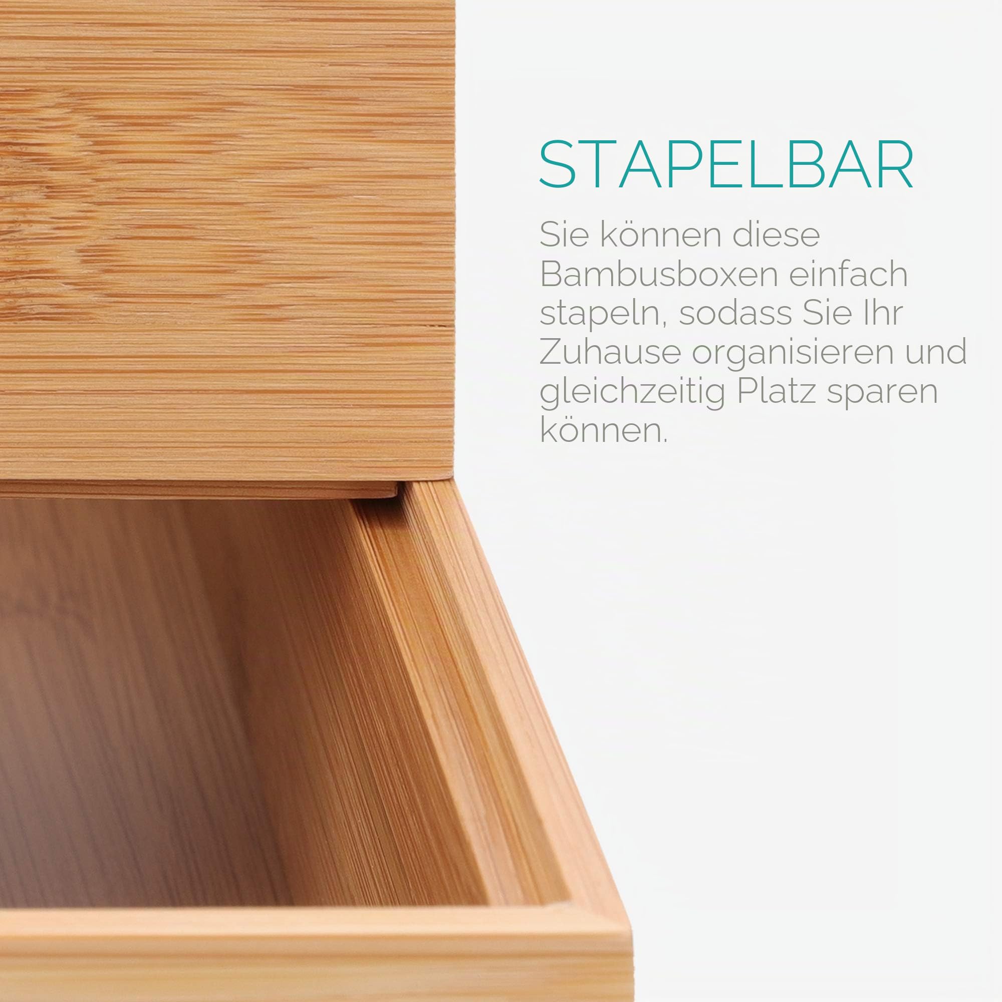 navaris-living-aufbewahrungsbox-bambus-2er-set-stapelbar image 3
