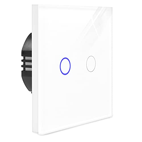 navaris-touch-lichtschalter-2-fach-glas-wei-mit-led image 7