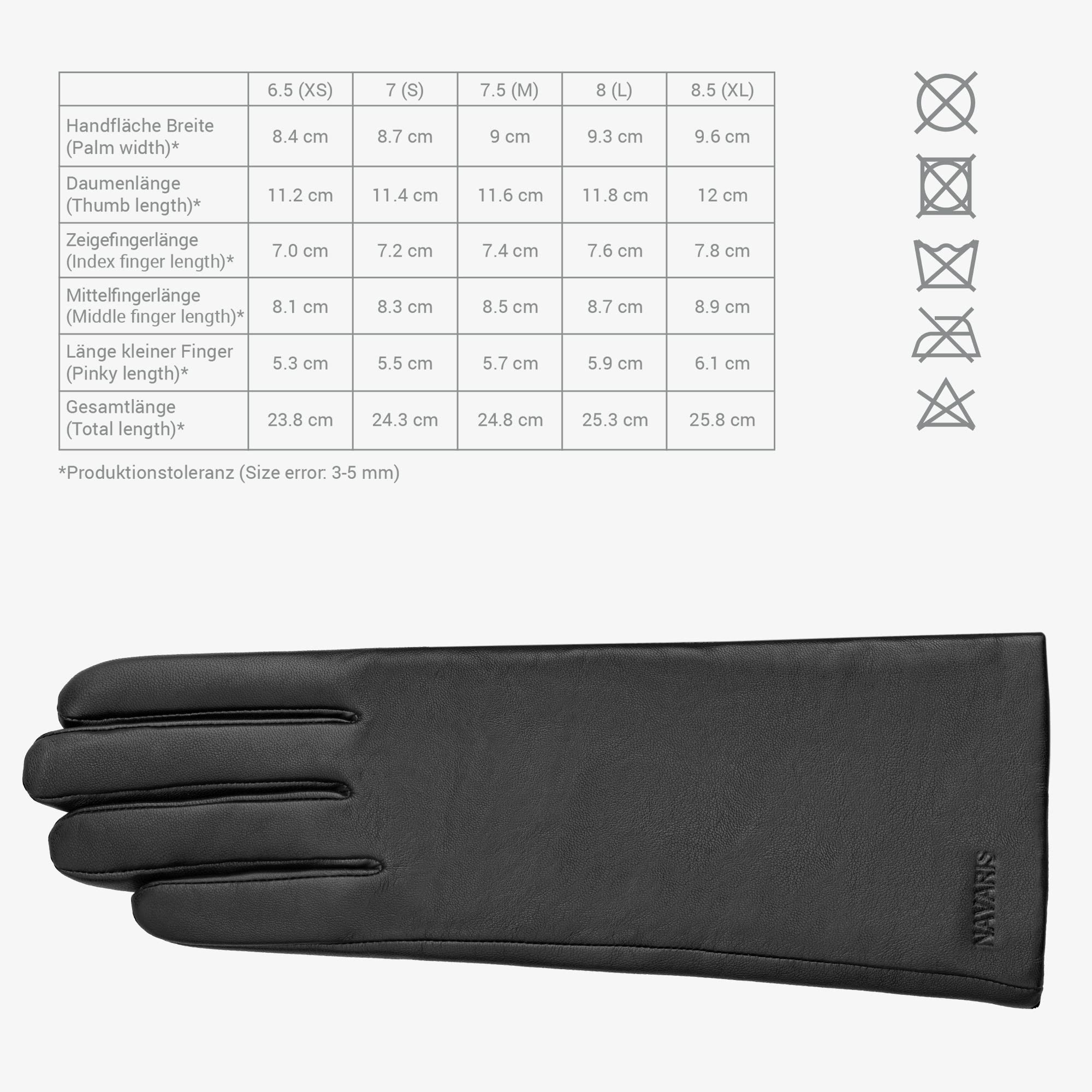 navaris-beauty-lederhandschuhe-damen-touch-lammleder image 6