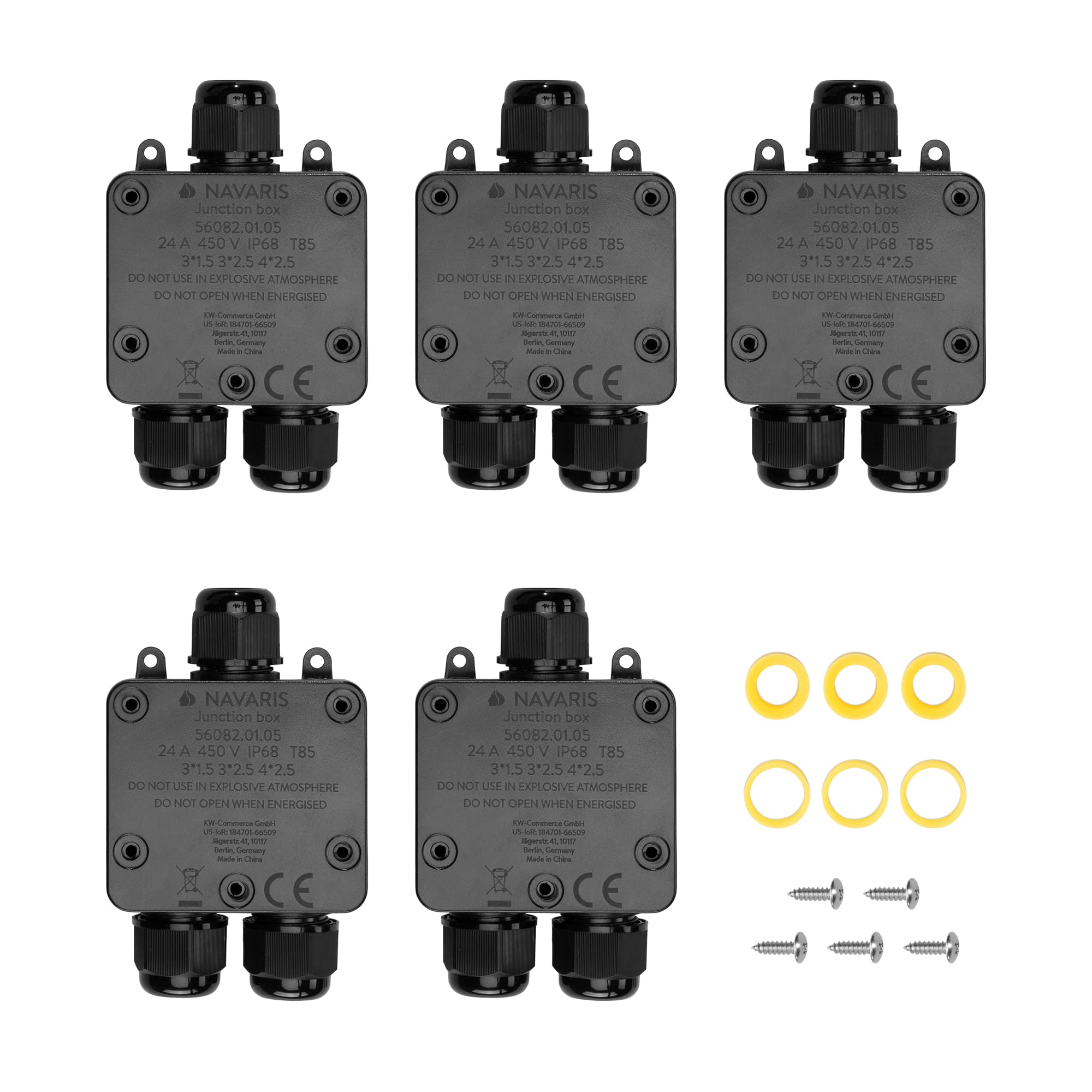 navaris-office-abzweigdose-ip68-3-wege-5er-set-wasserdicht image 7