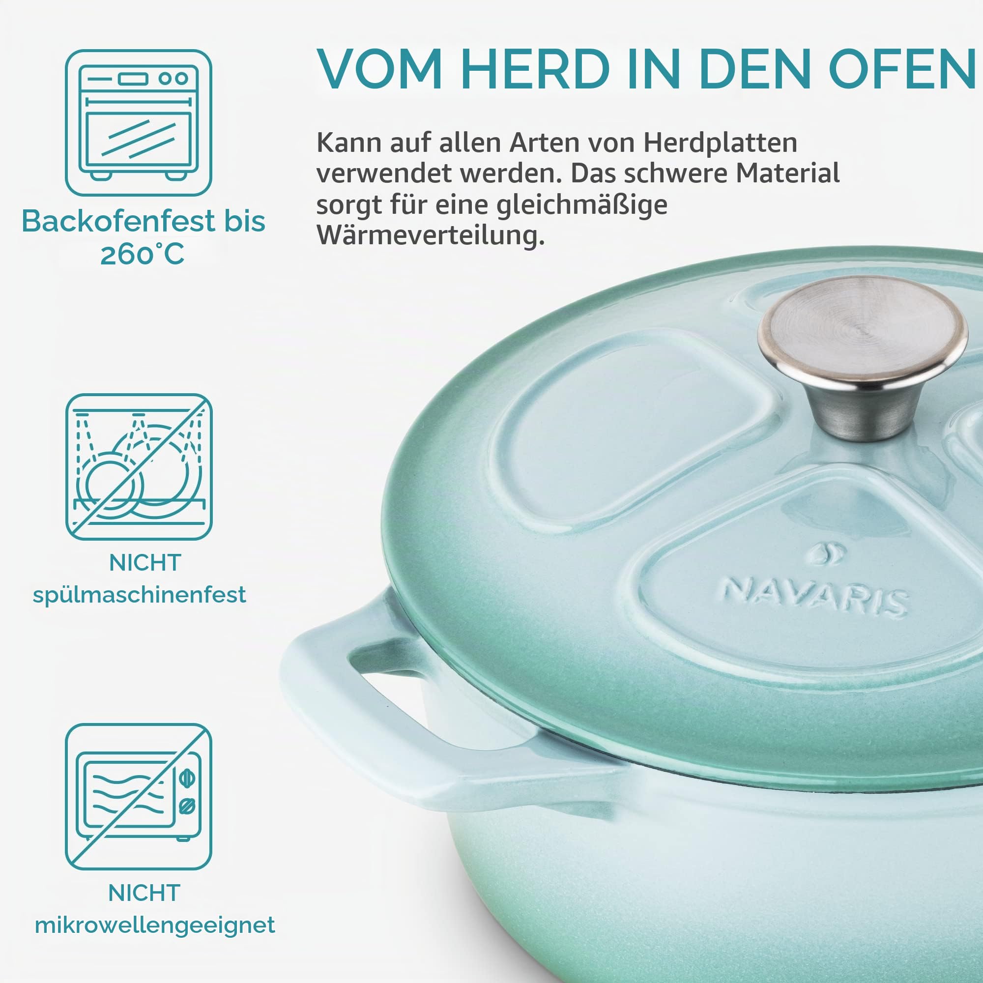 navaris-gusseisen-topf-3-5l-24cm-br-ter-minzgr-n-deckel image 3