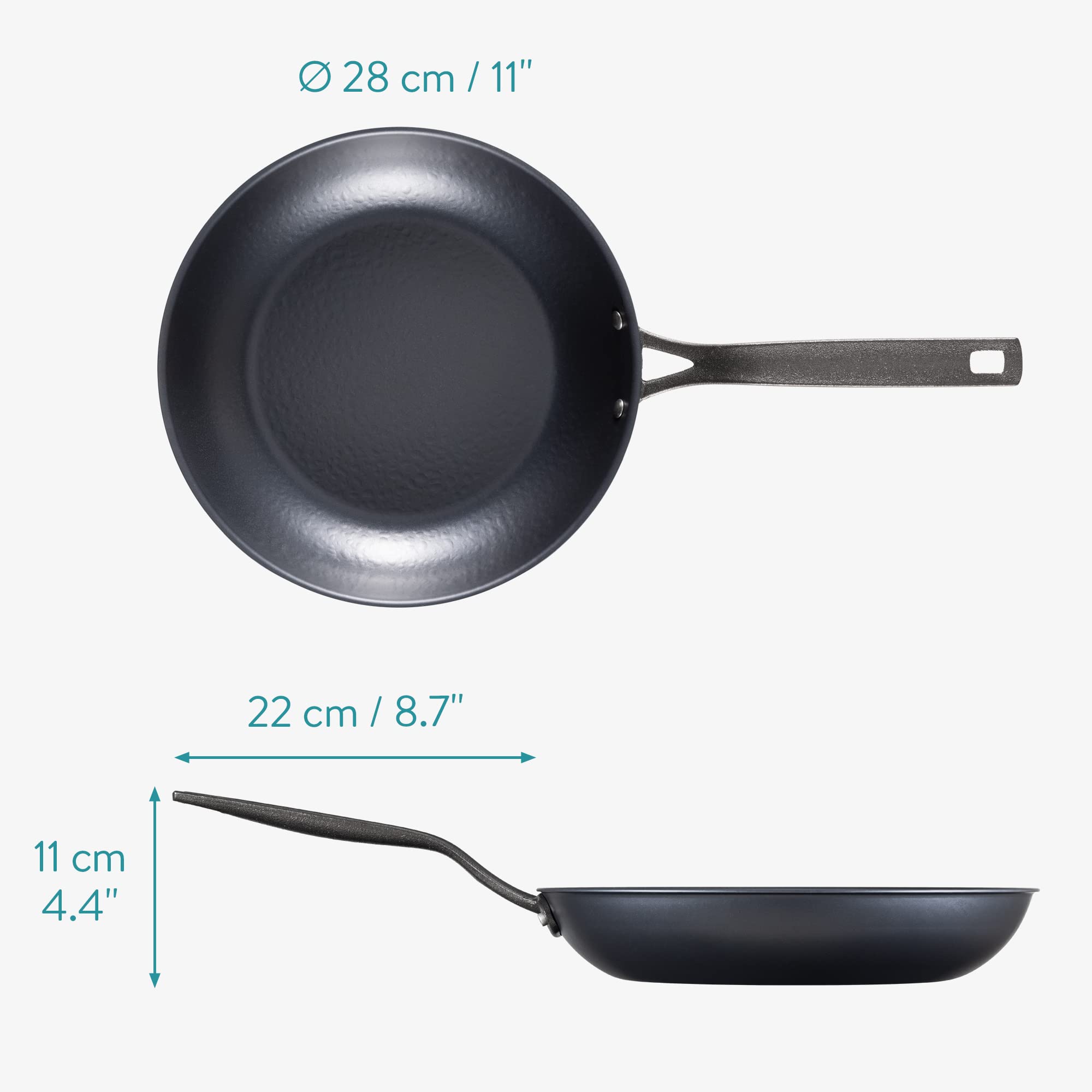 navaris-karbonstahl-pfanne-28-cm-bratpfanne-eingebrannt image 5