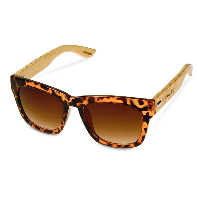 navaris-beauty-holz-sonnenbrille-uv400-bambus-braun image 1