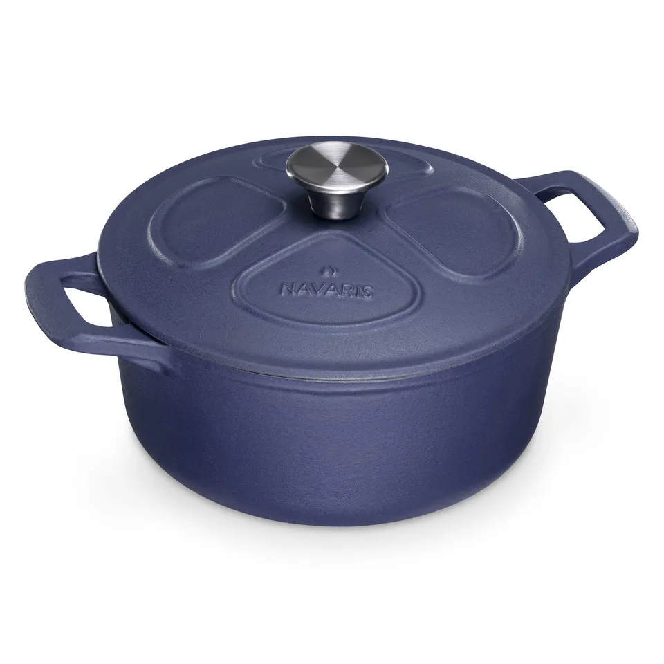 navaris-kitchen-gusseisentopf-br-ter-3-5l-24-cm-emailliert-4 image 1