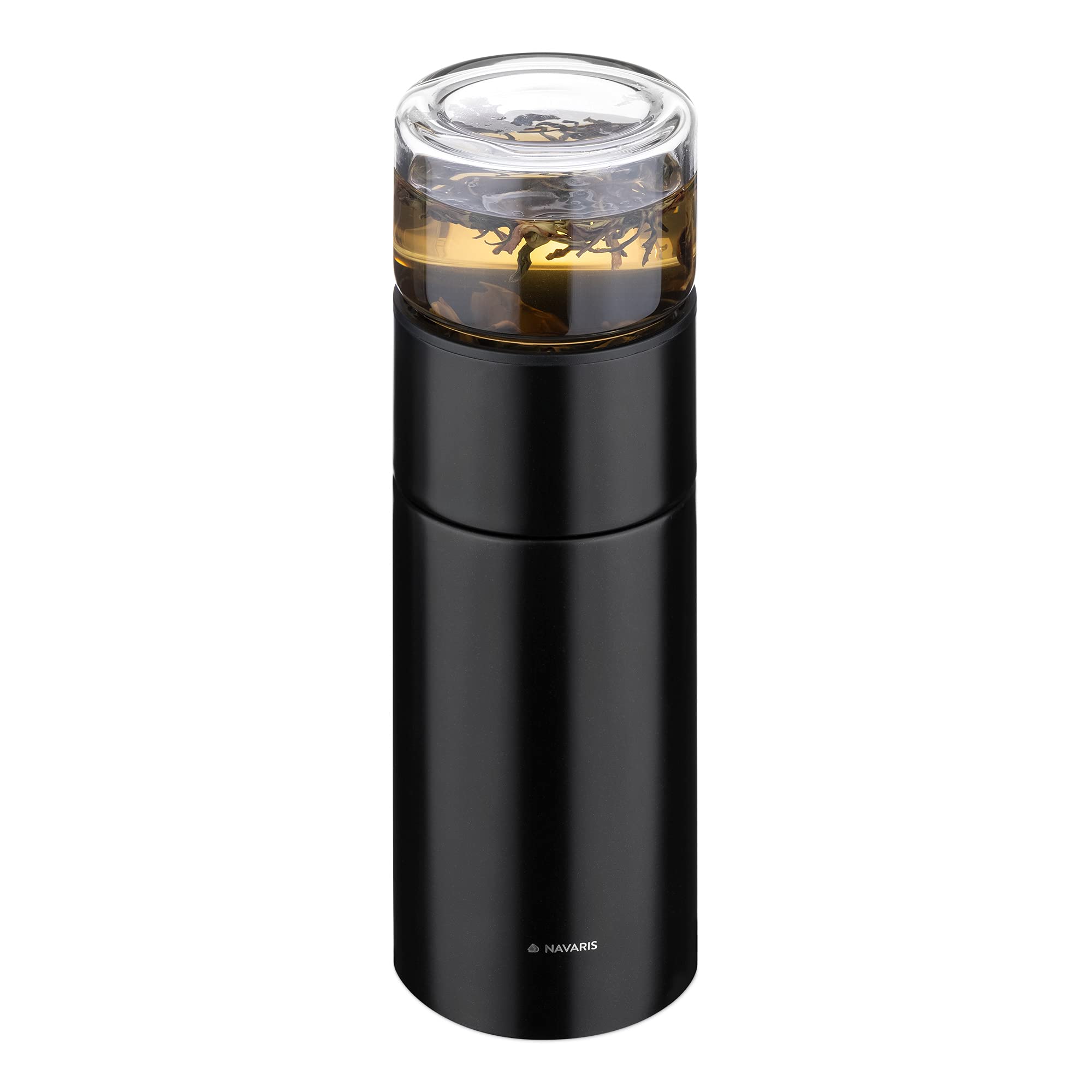 navaris-kitchen-teeflasche-300ml-edelstahl-glas-mit-sieb image 7