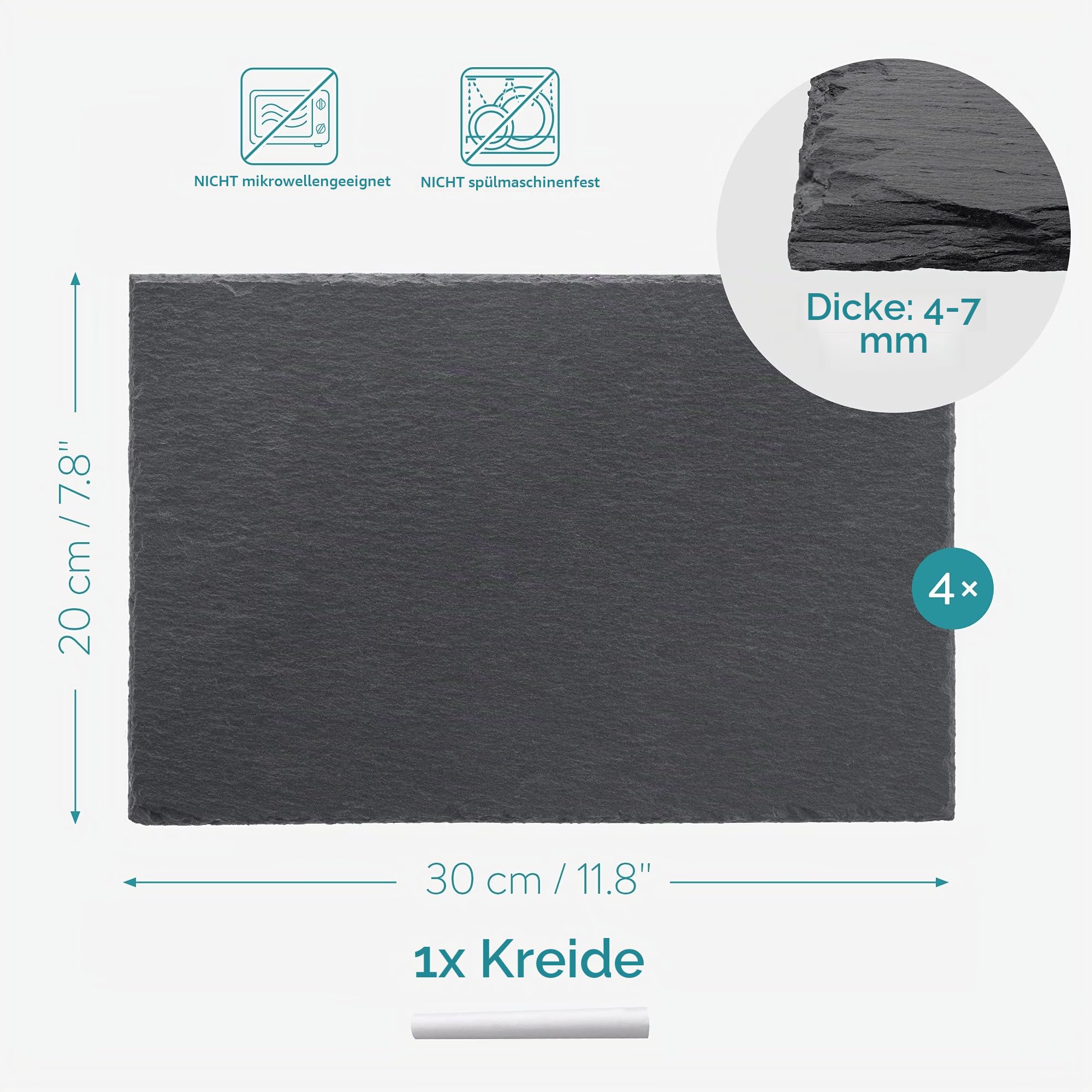 navaris-kitchen-schieferplatte-30x20cm-4er-set-anthrazit image 5