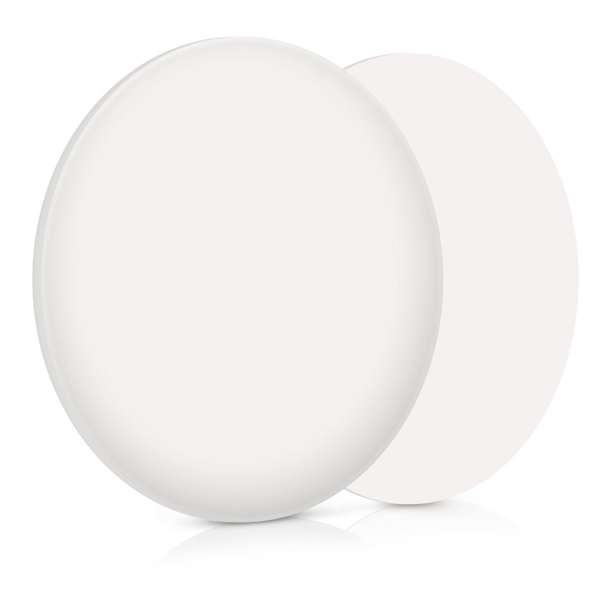 navaris-wand-t-rpuffer-10er-set-selbstklebend-40mm-wei-schaumstoff image 1