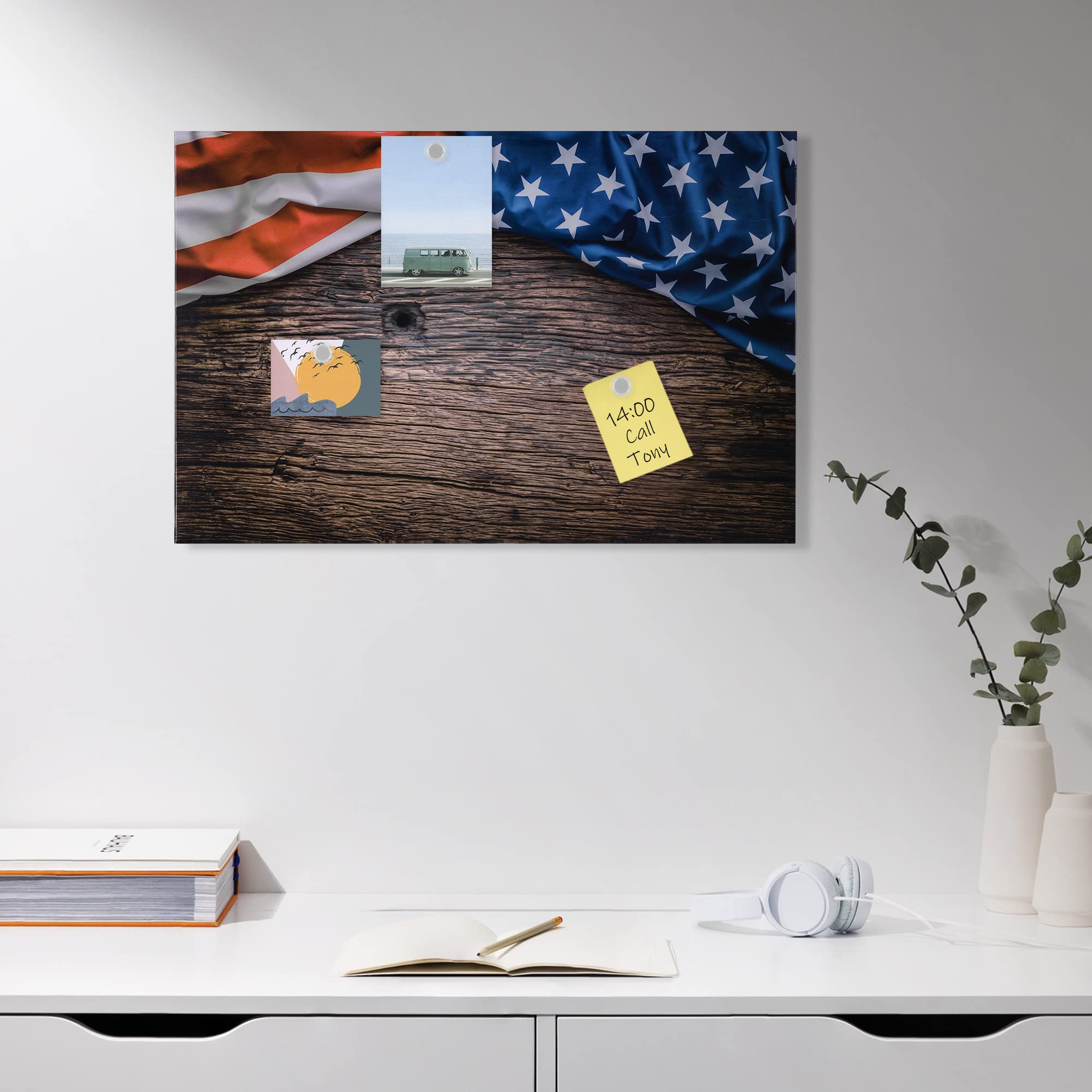 navaris-magnettafel-sterne-streifen-whiteboard-40-6x61-cm-mit-magneten image 2