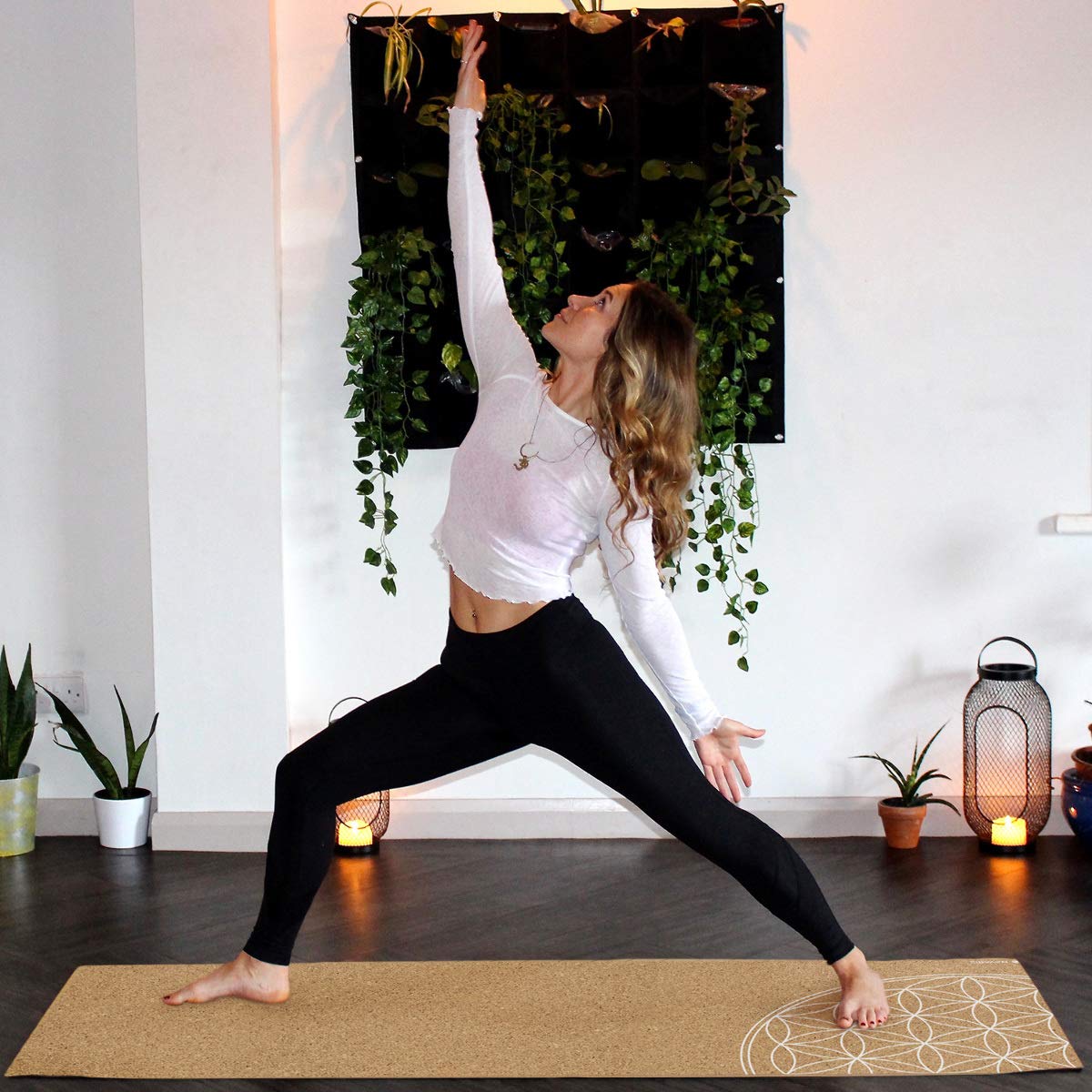 navaris-yogamatte-kork-gymnastikmatte-183cm-5mm-nachhaltig image 4