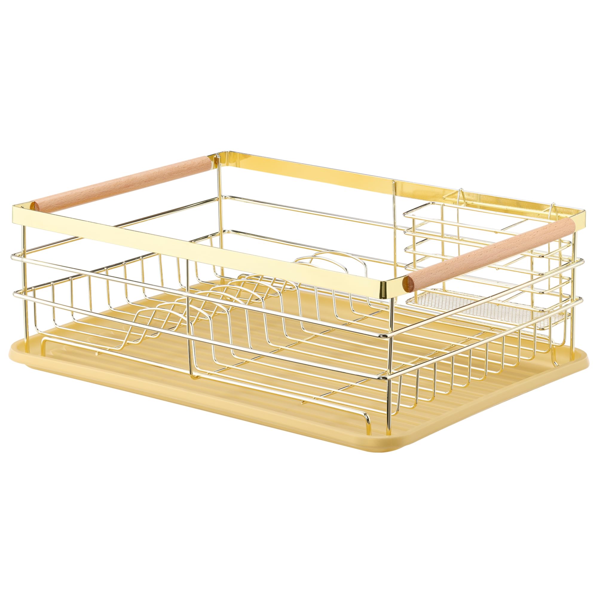 navaris-kitchen-abtropfgestell-geschirr-gold-besteckhalter image 7
