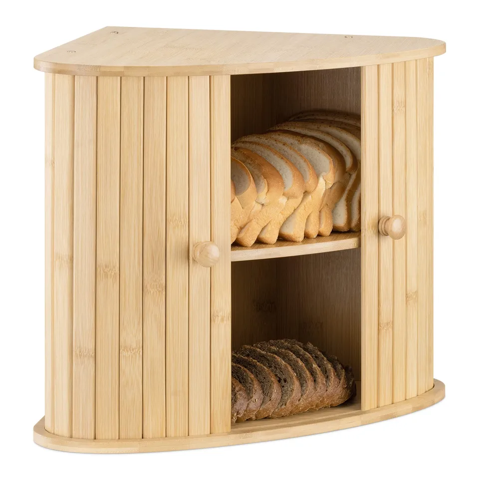 navaris-kitchen-brotkasten-ecke-bambus-35x35cm-2-etagen image 1