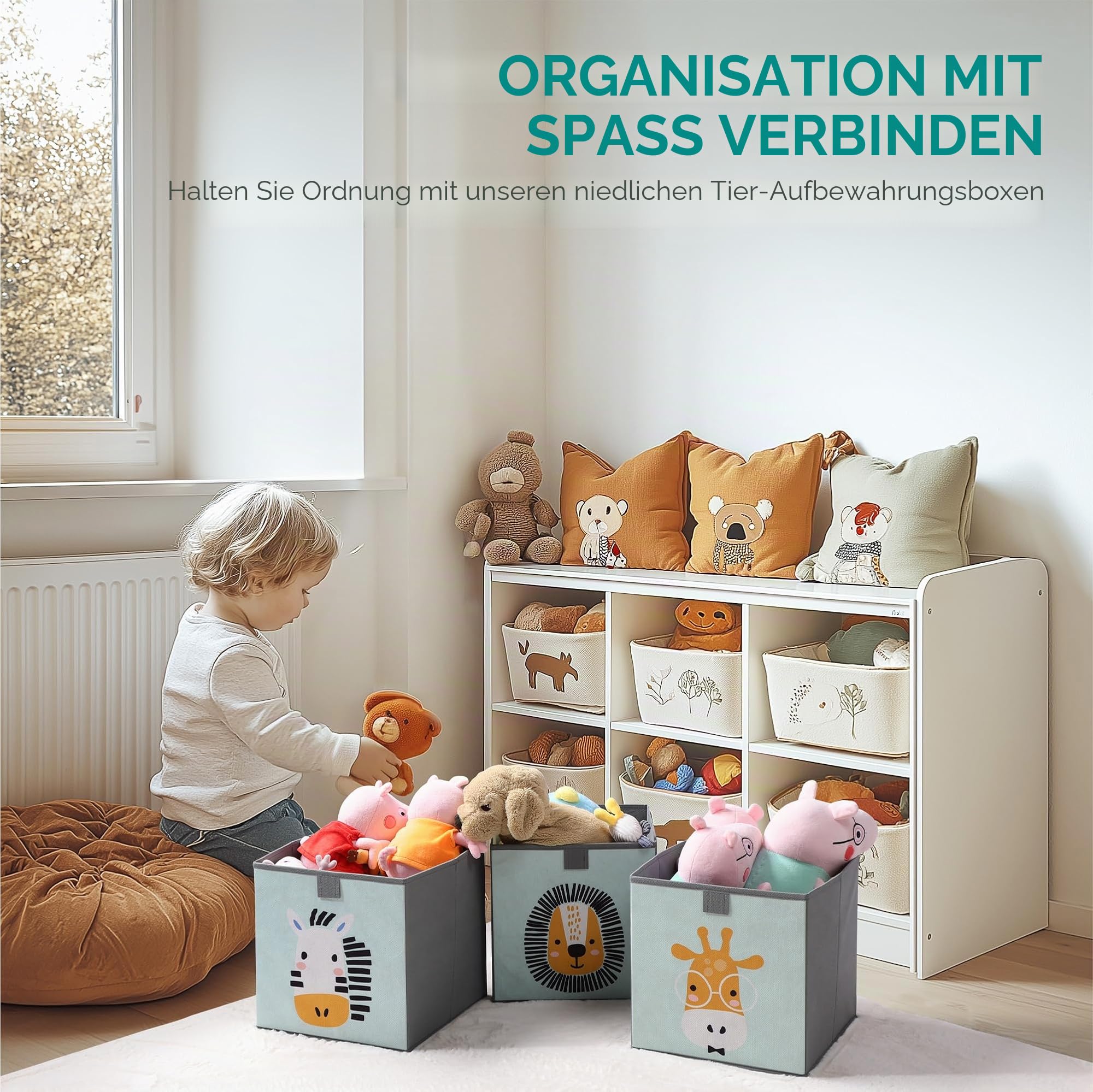 navaris-children-aufbewahrungsbox-28cm-3er-set-tier-motiv-mit-griff image 3