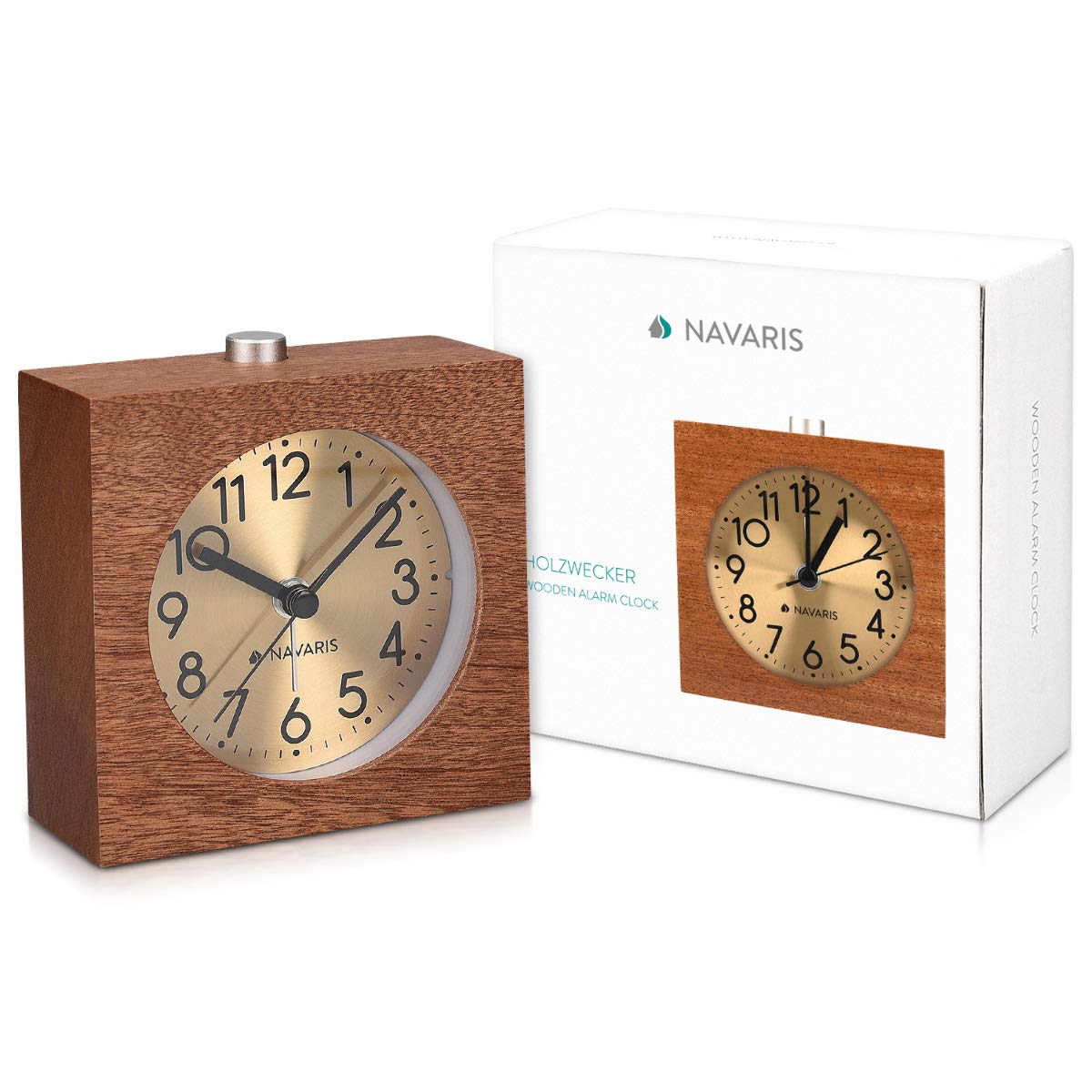 navaris-living-holzwecker-analog-dunkelbraun-mit-licht-snooze image 7