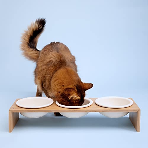 navaris-animals-3er-keramik-futternapf-set-schwarz-wei-320-ml image 8